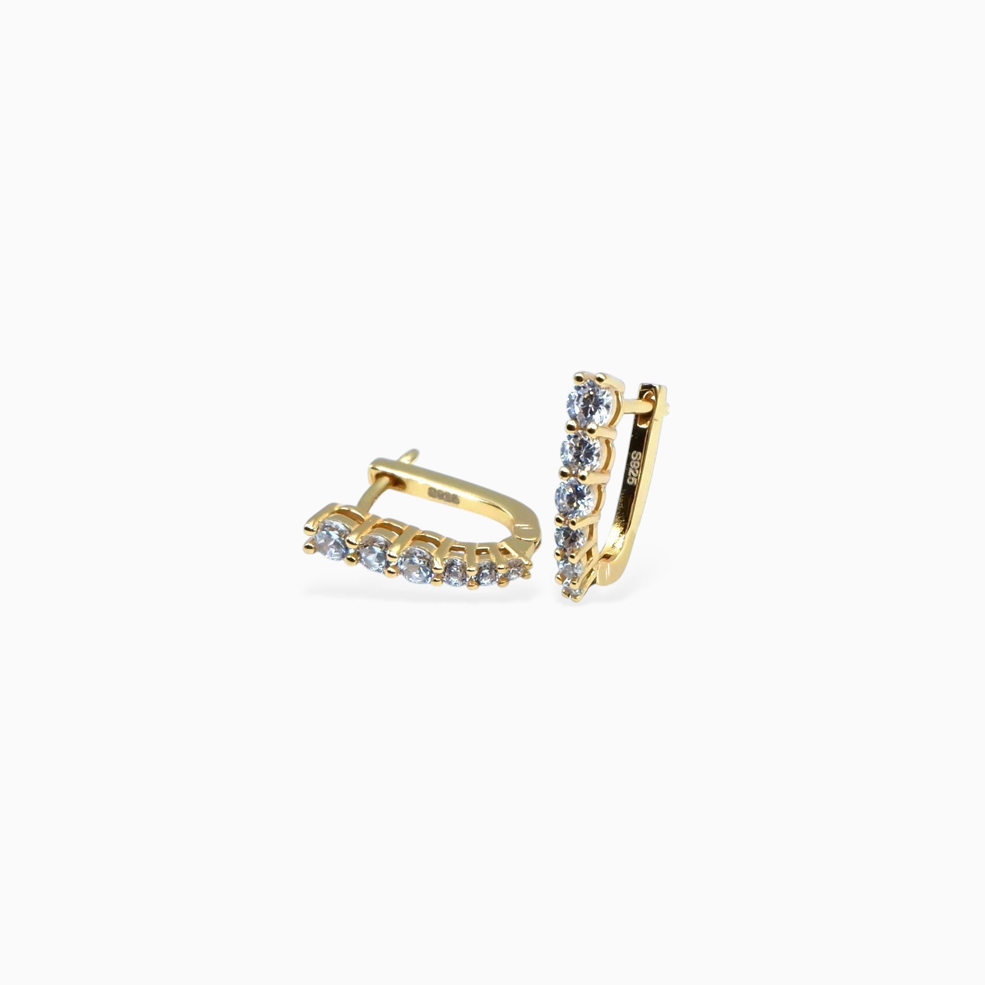 Hoop luce (argento giallo)
