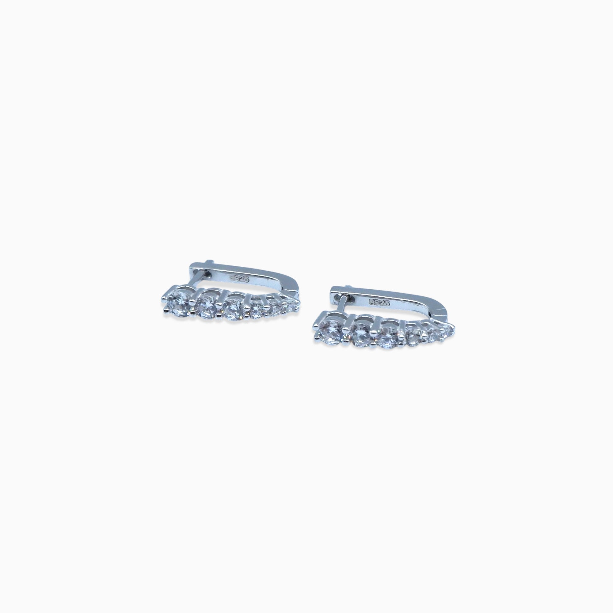 Hoop luce (argento bianco)