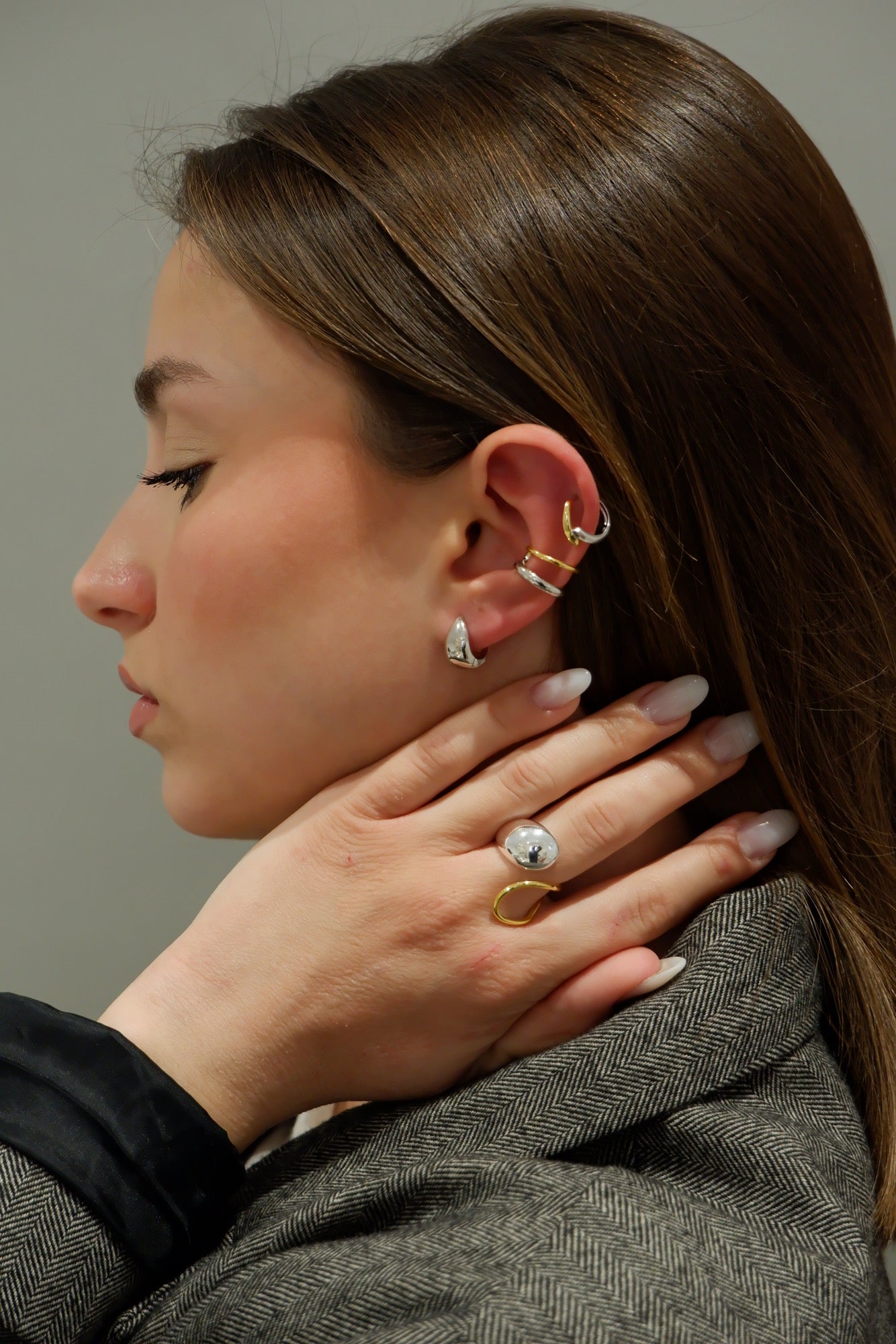 Anello bicolore