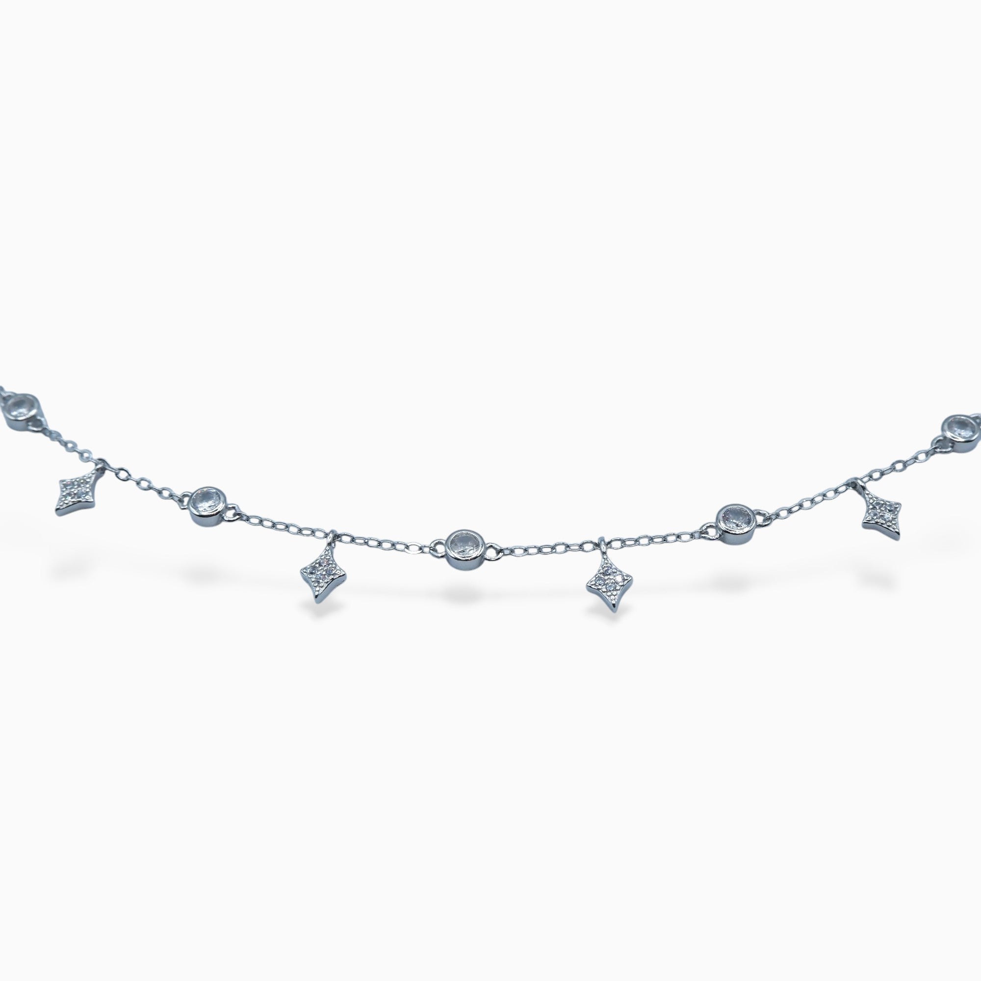 Collana luce (argento bianco)