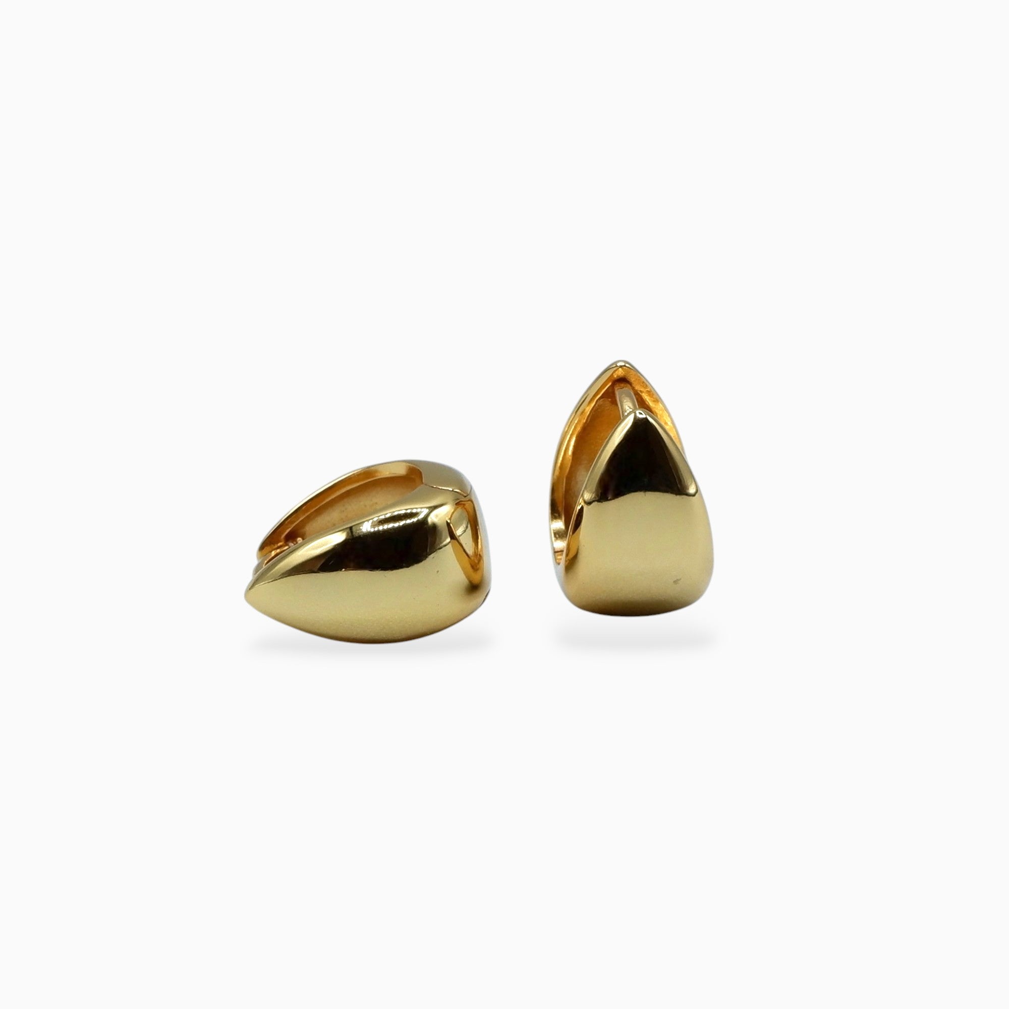 Orecchini goccia bold (argento giallo)