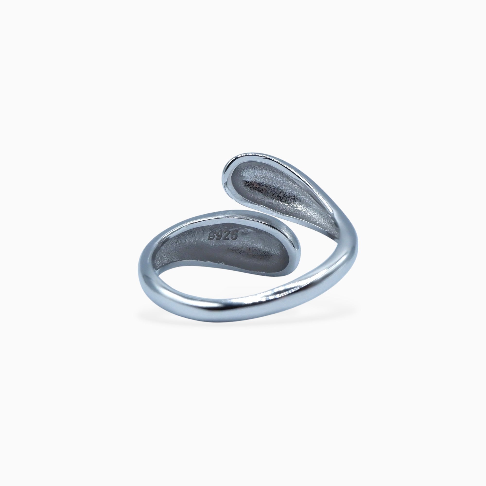 Anello bold (argento bianco)