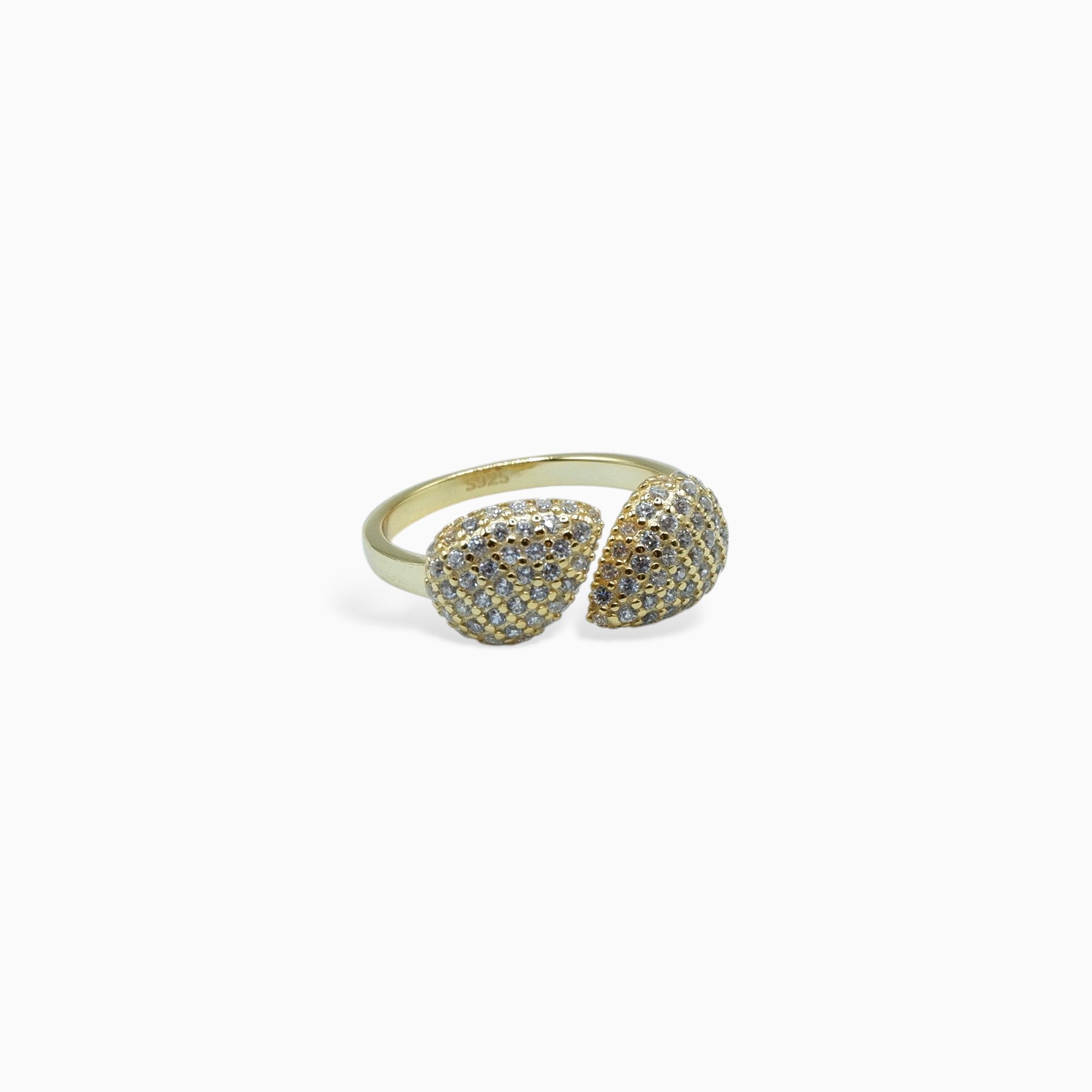 Drop ring (argento giallo)