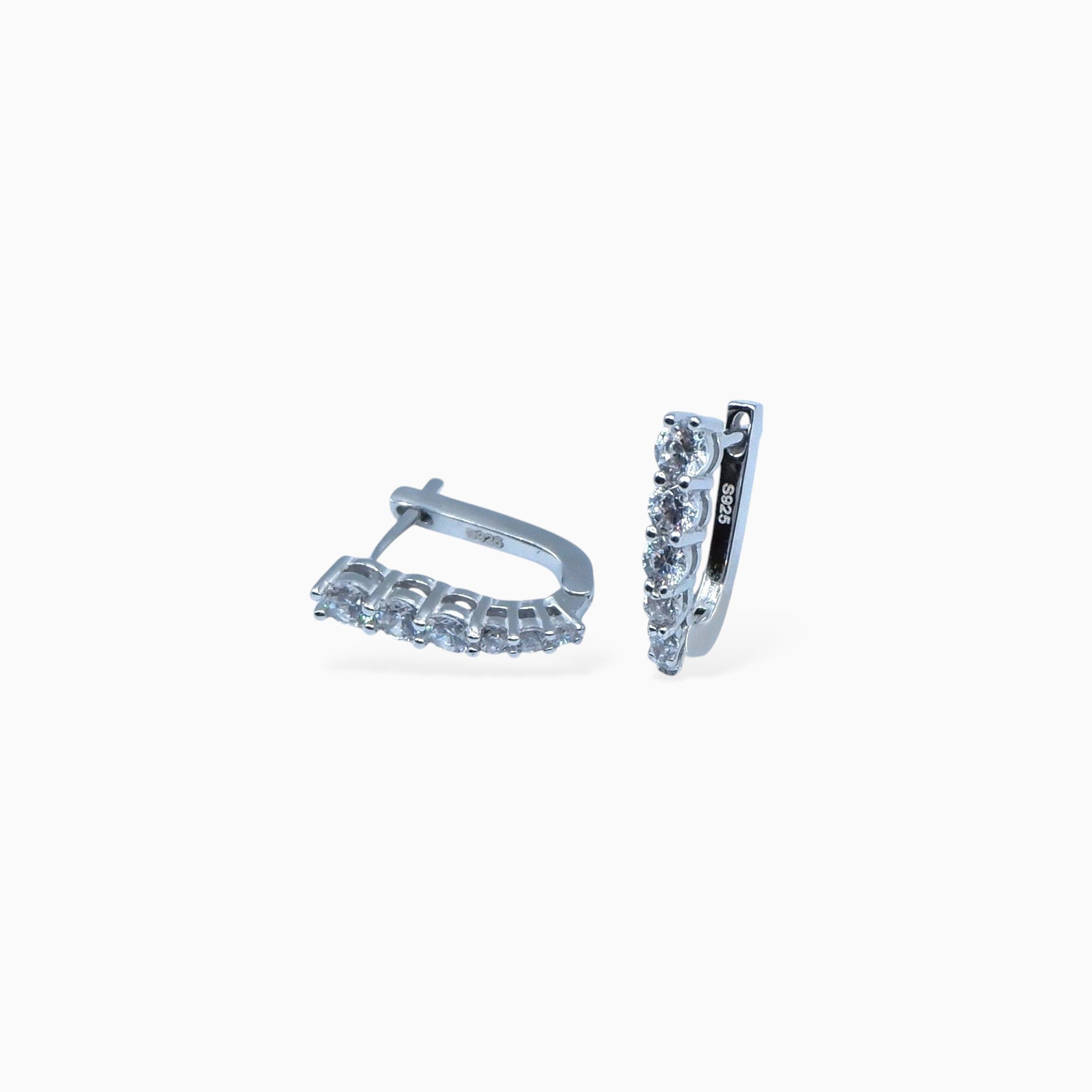 Hoop luce (argento bianco)