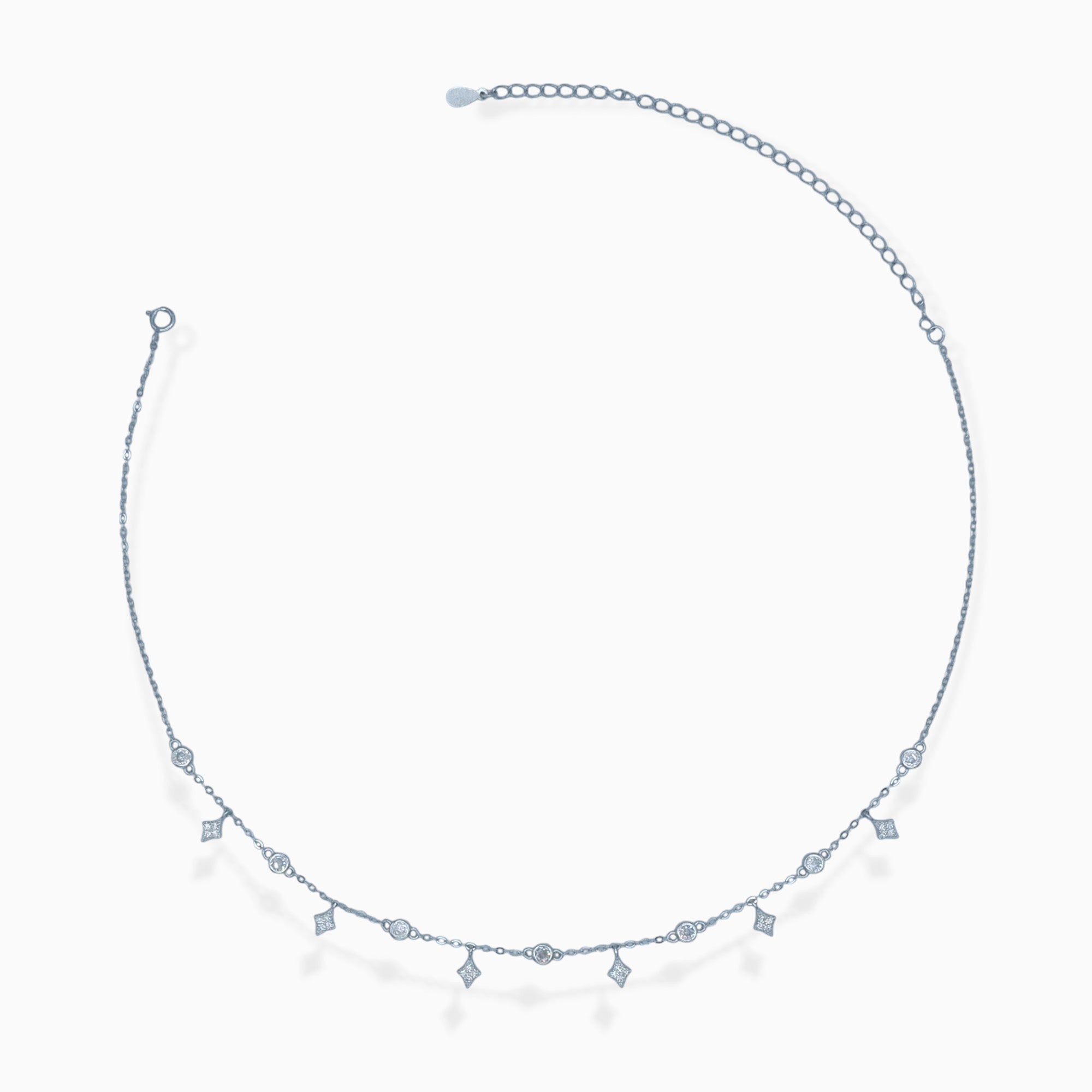 Collana luce (argento bianco)