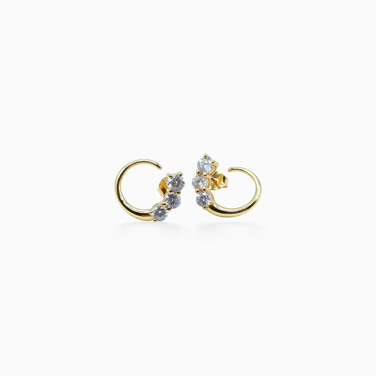 Circle pavè (argento giallo)