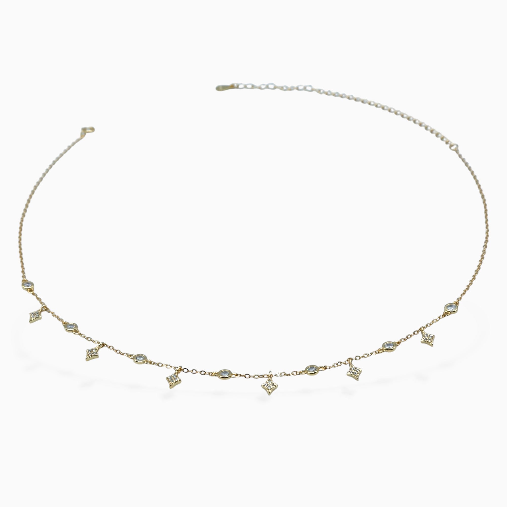 Collana luce (argento giallo)