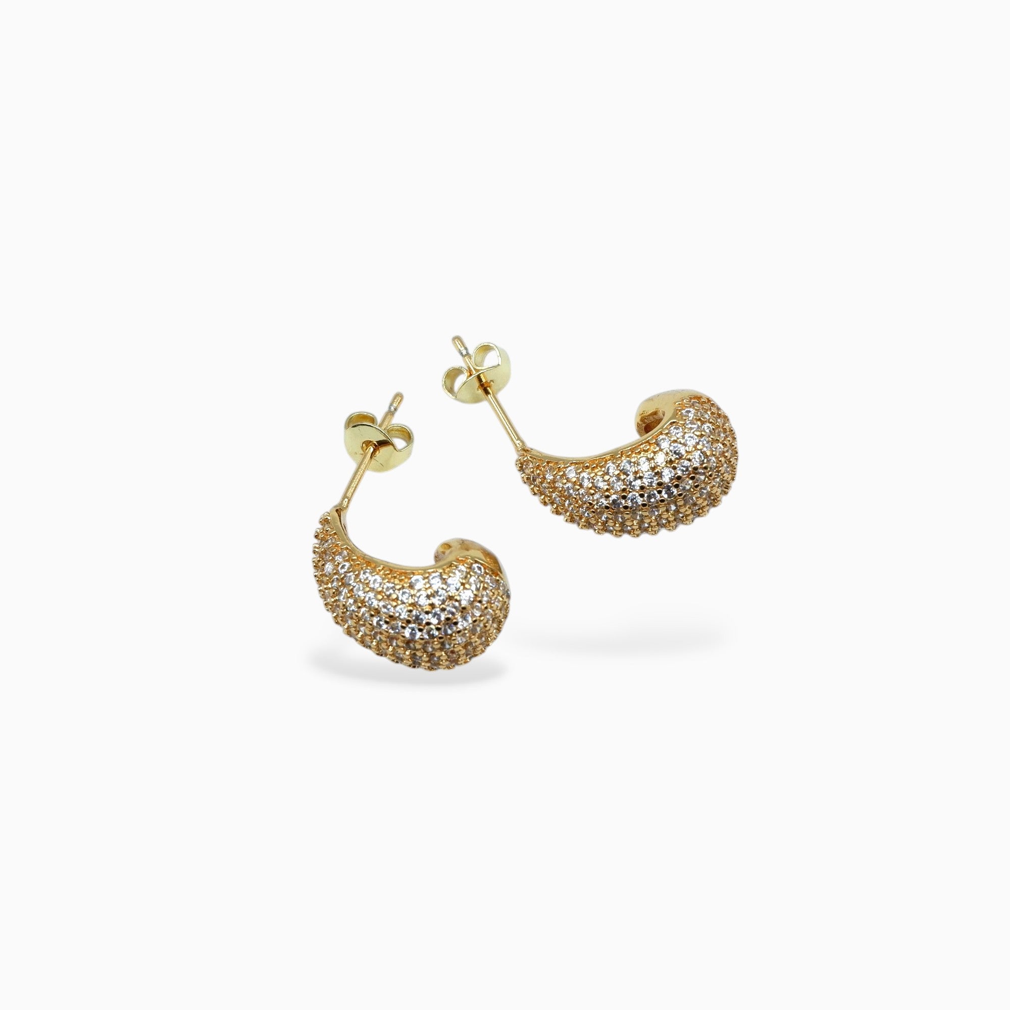 Drop earrings (argento giallo)