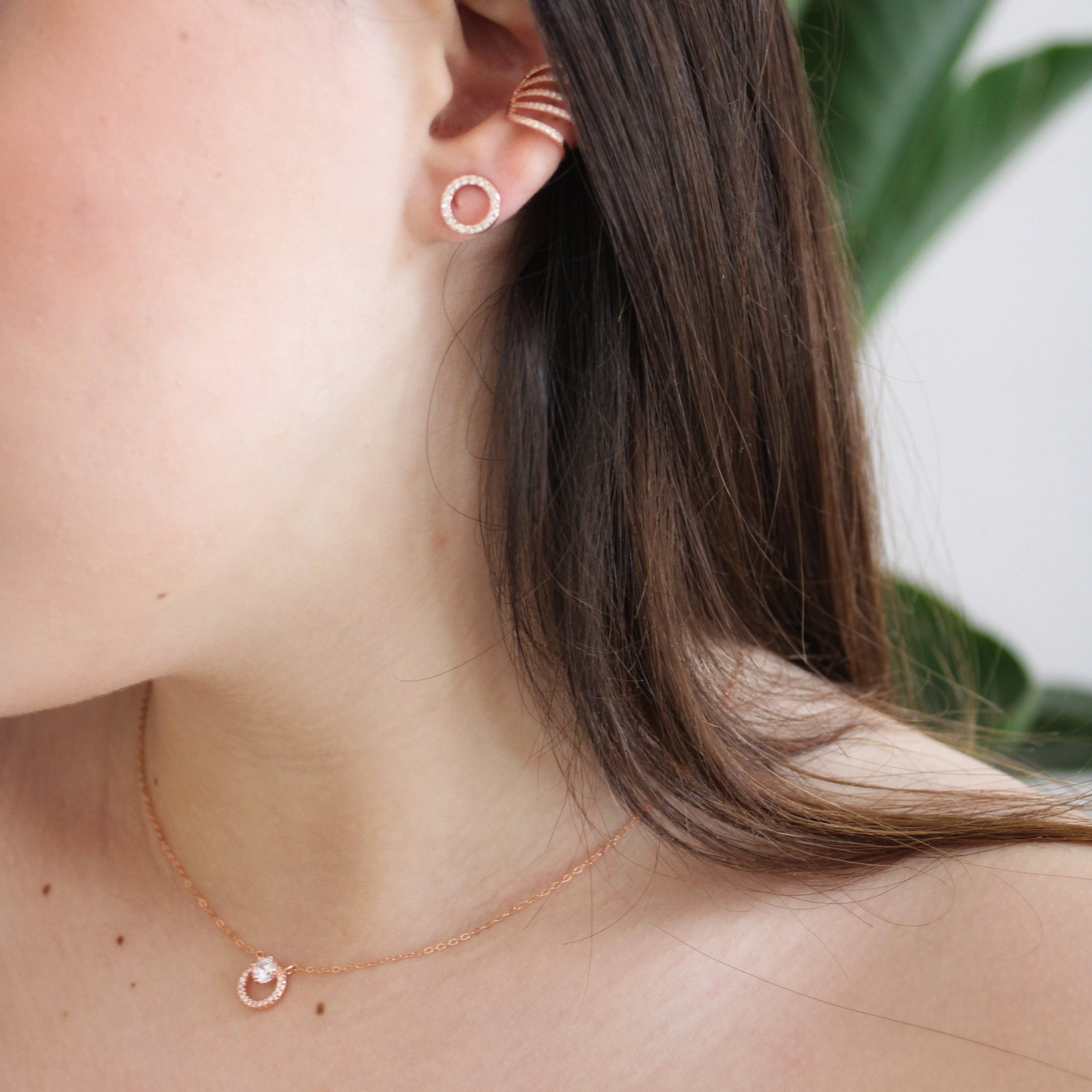 Hoop (argento rosè)