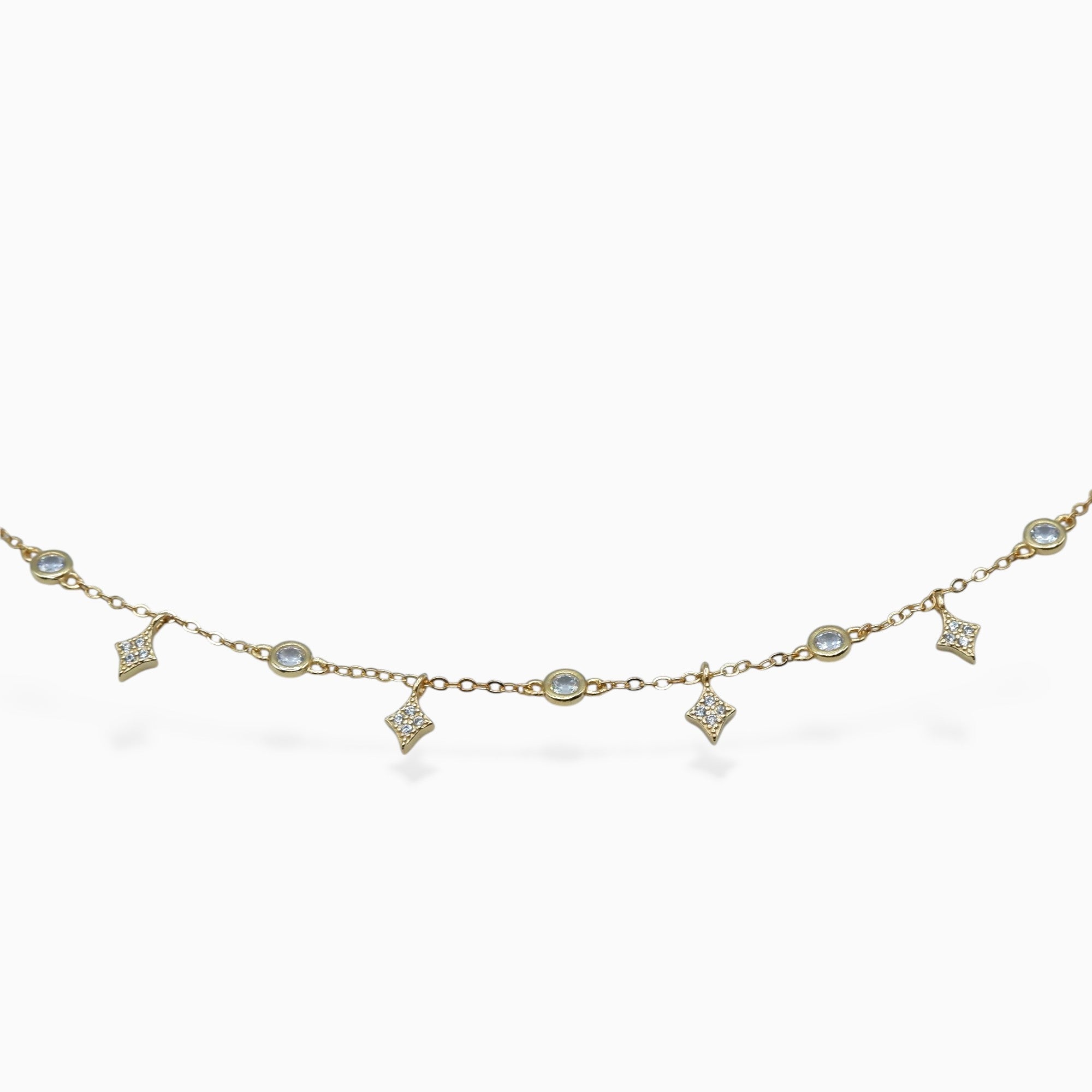 Collana luce (argento giallo)