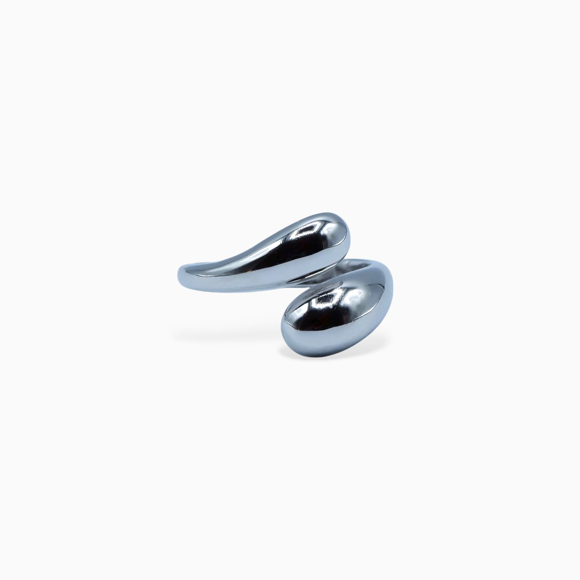 Anello bold (argento bianco)
