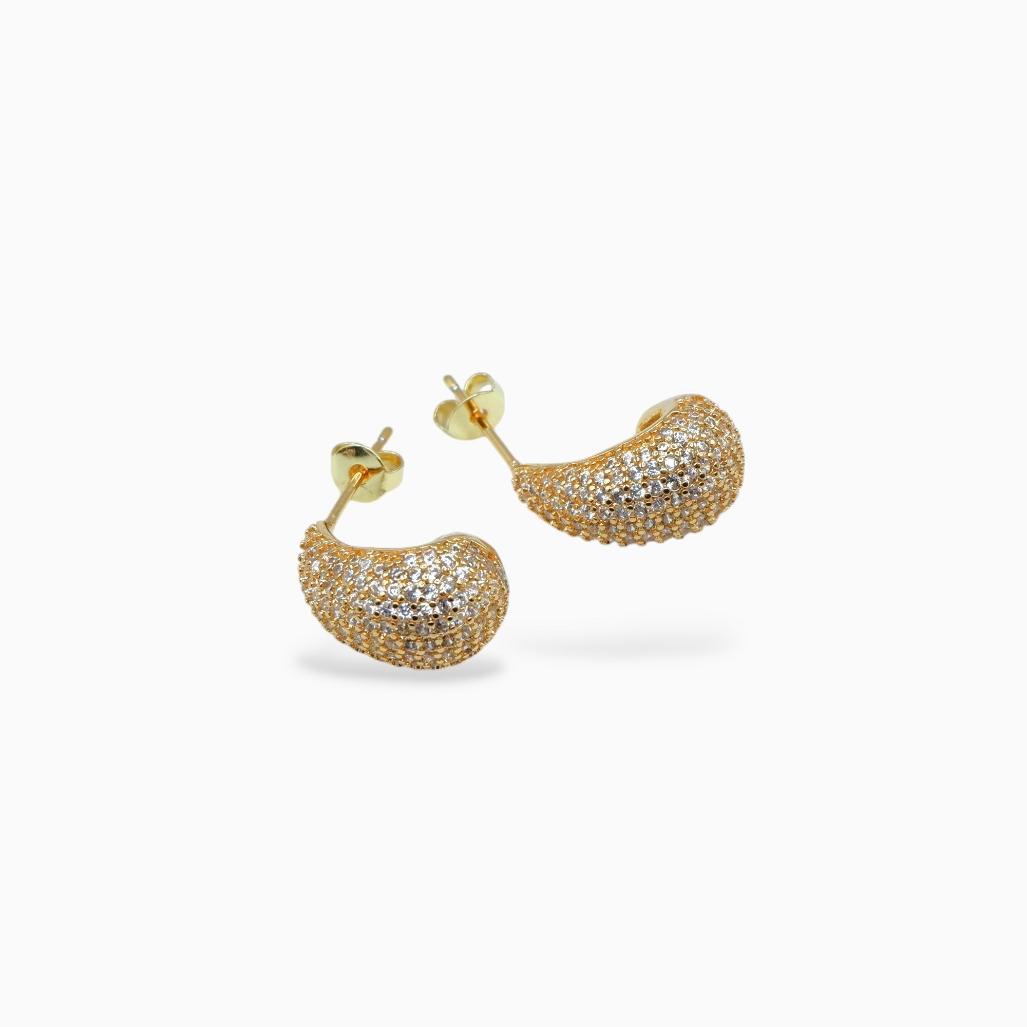 Drop earrings (argento giallo)