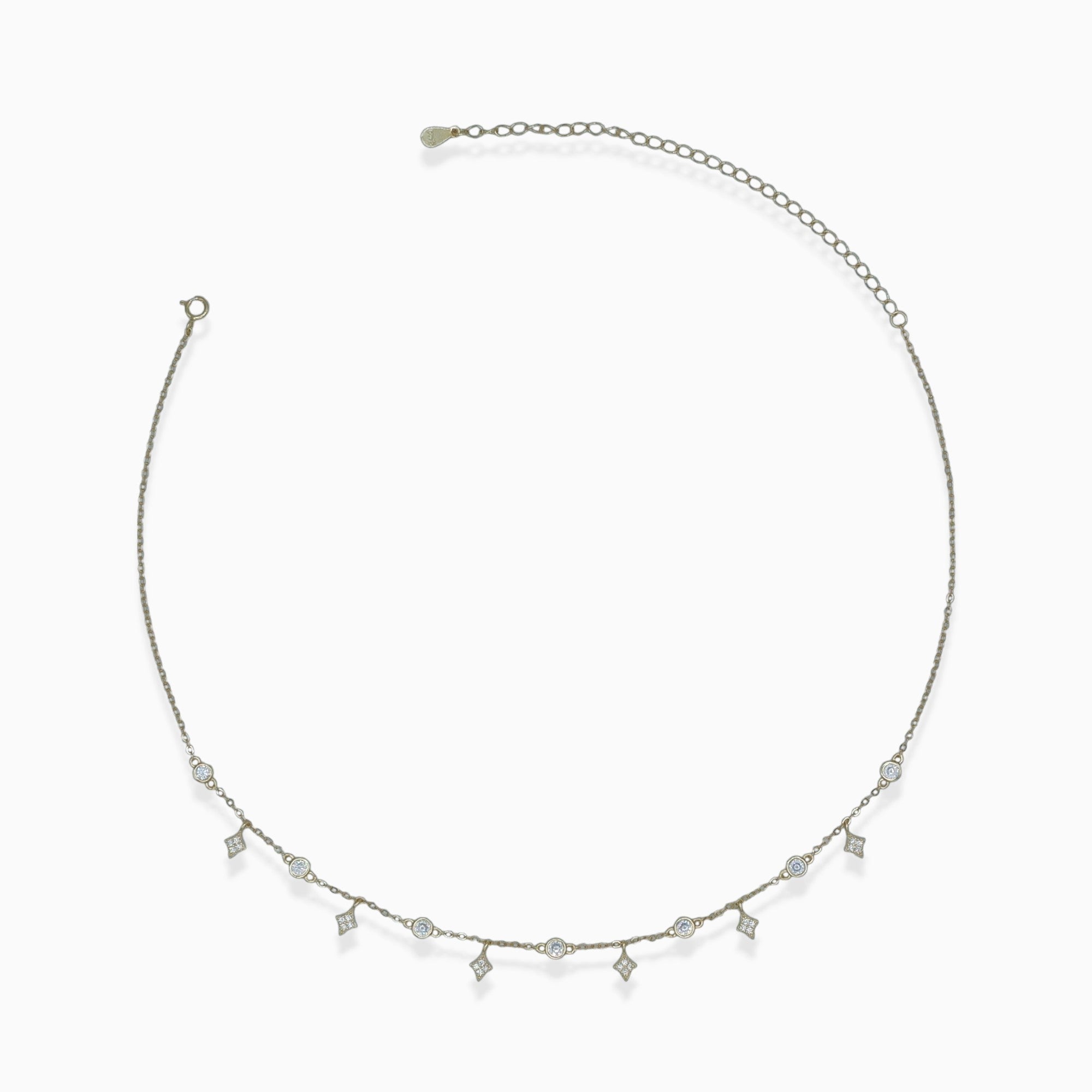 Collana luce (argento giallo)