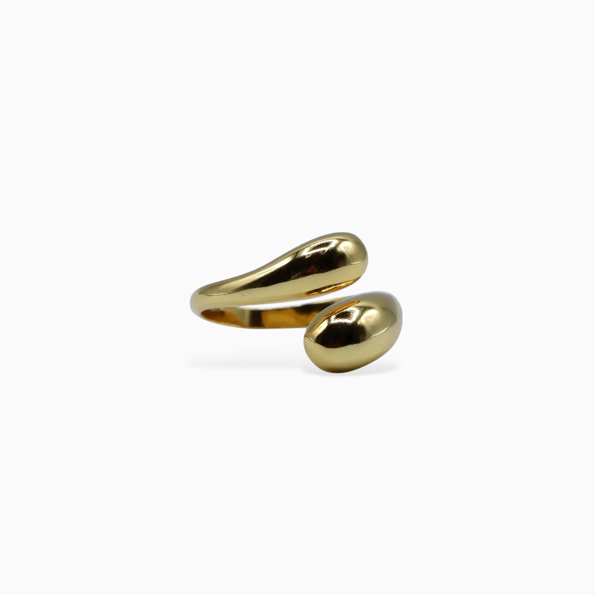 Anello bold (argento giallo)
