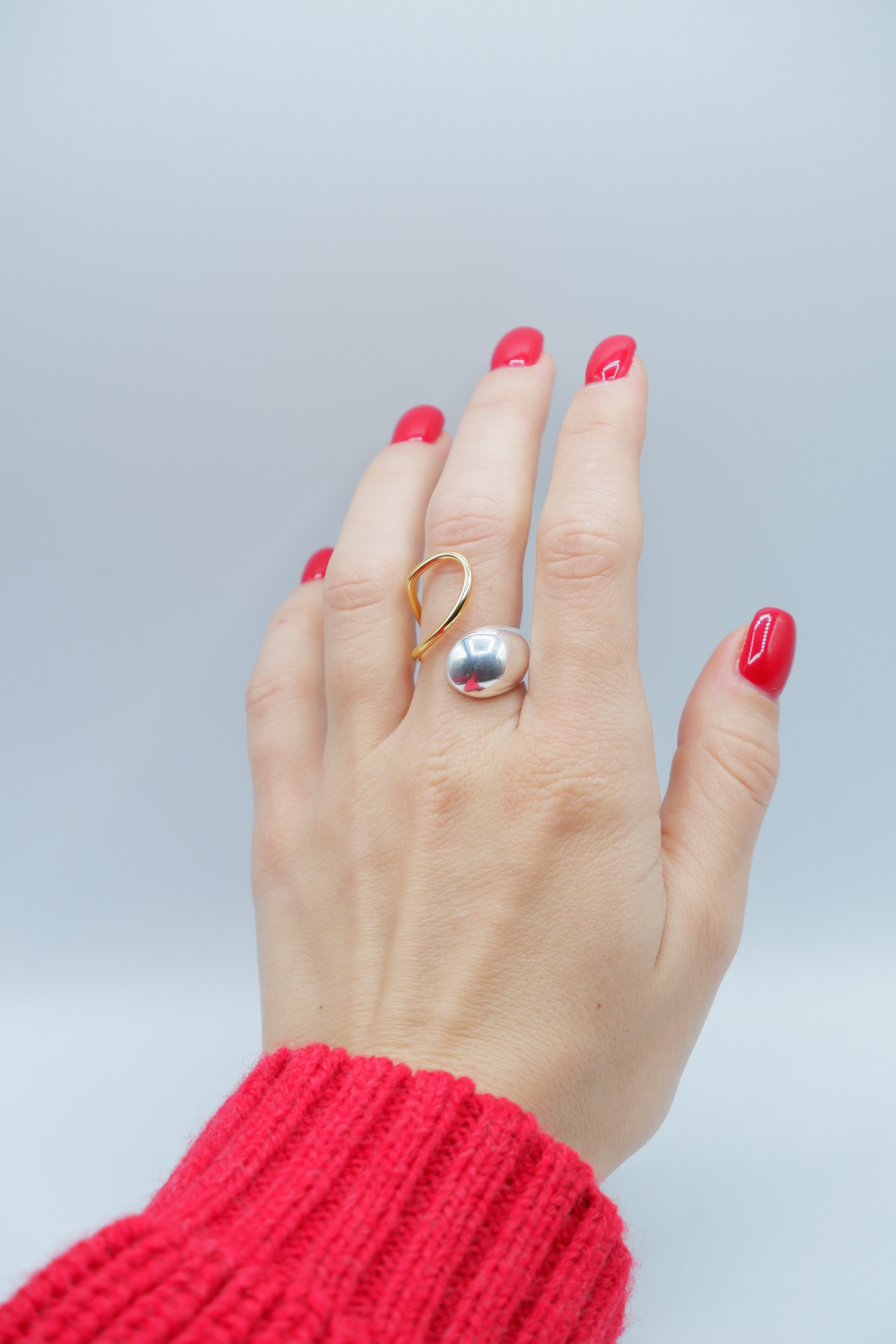 Anello bicolore