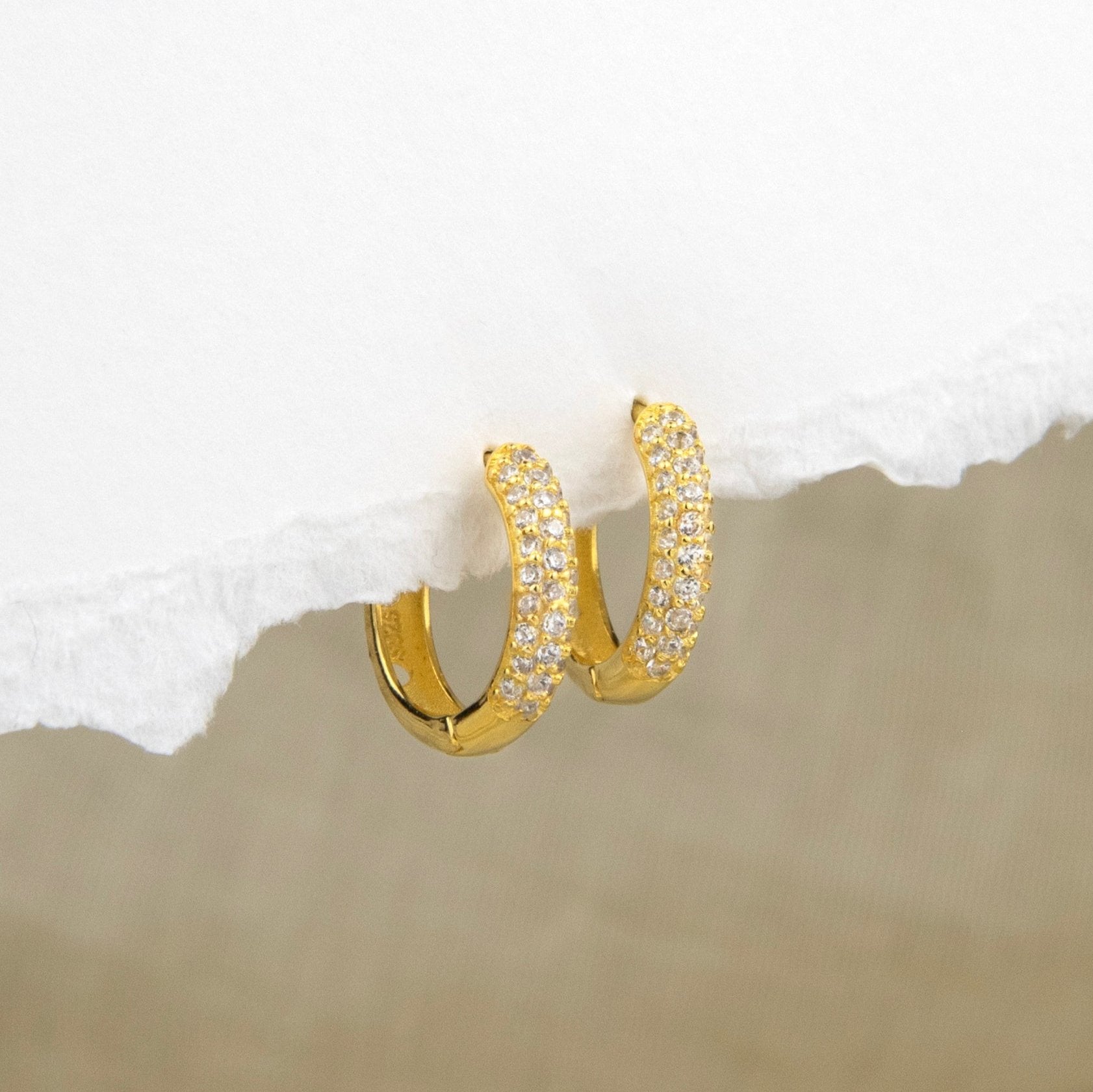 Hoop classico (argento giallo)