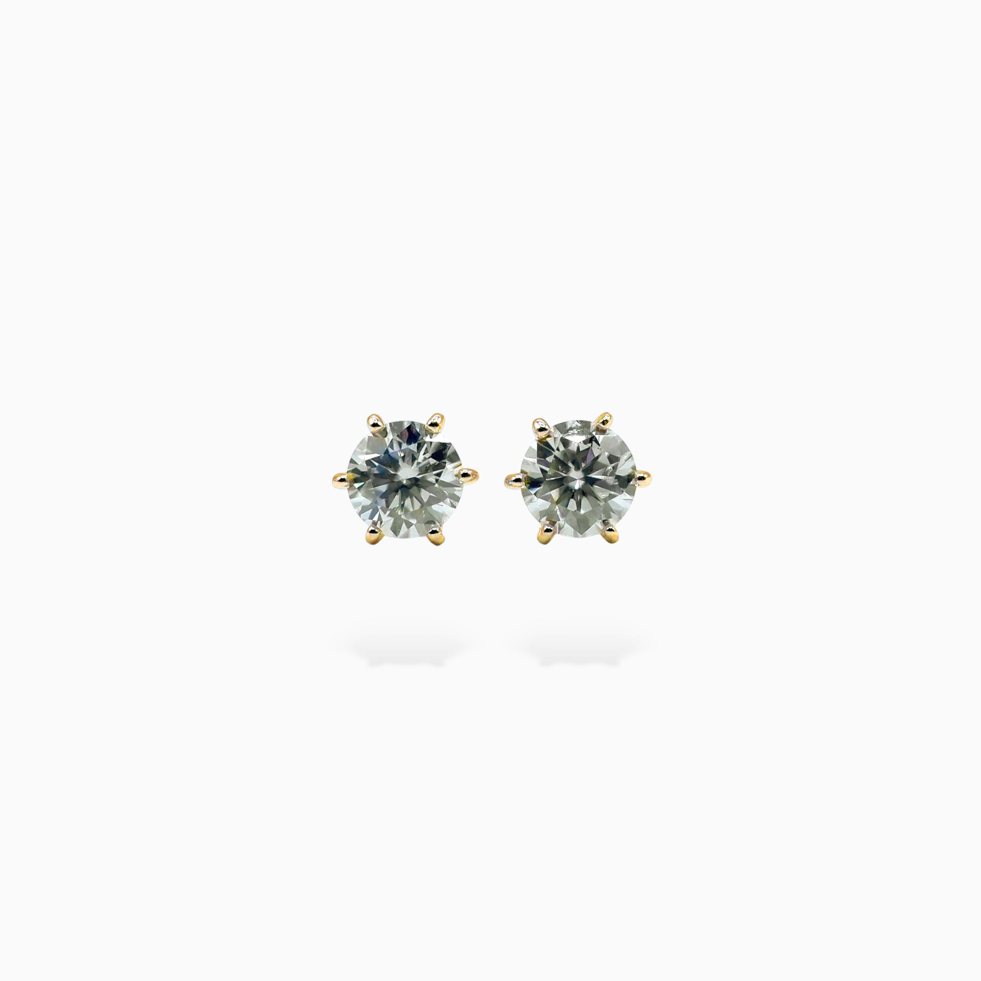 Orecchini punto luce 1 ct