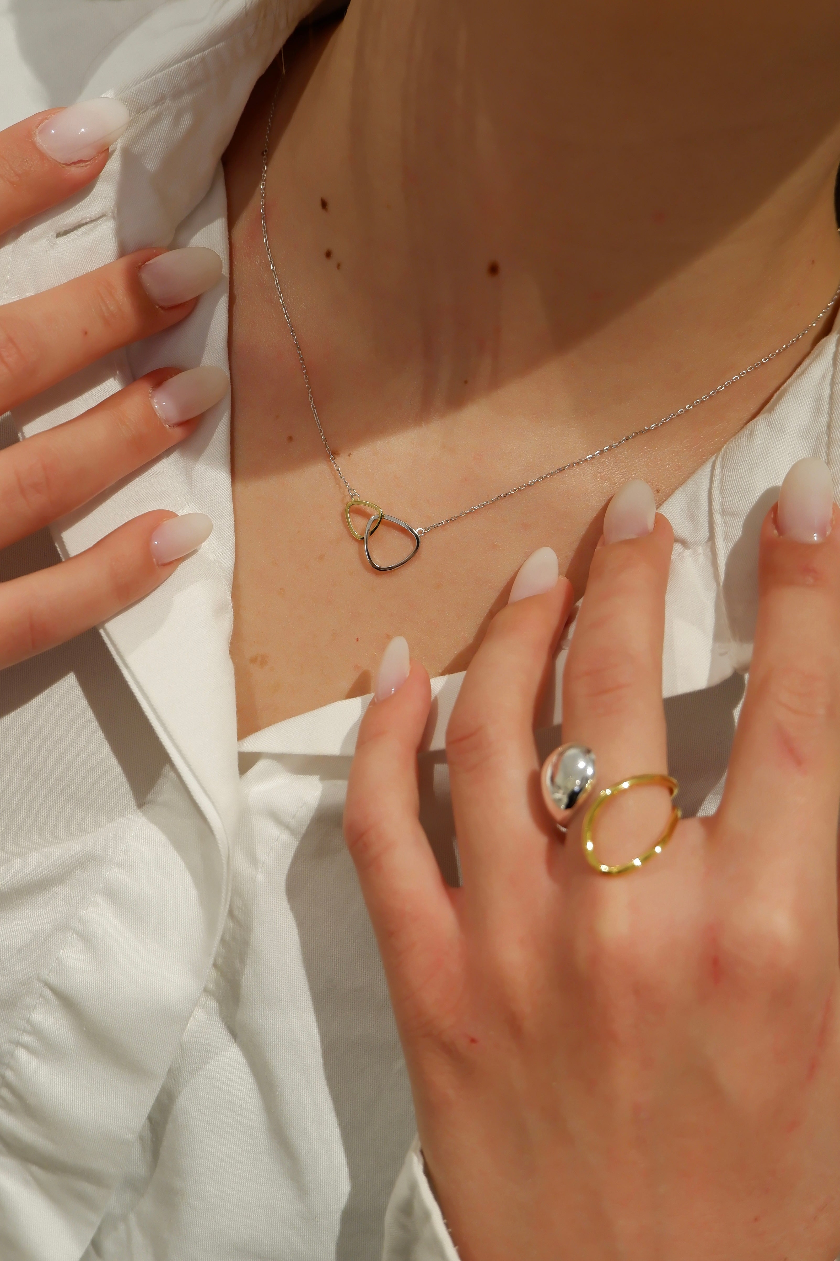 Collana bicolore