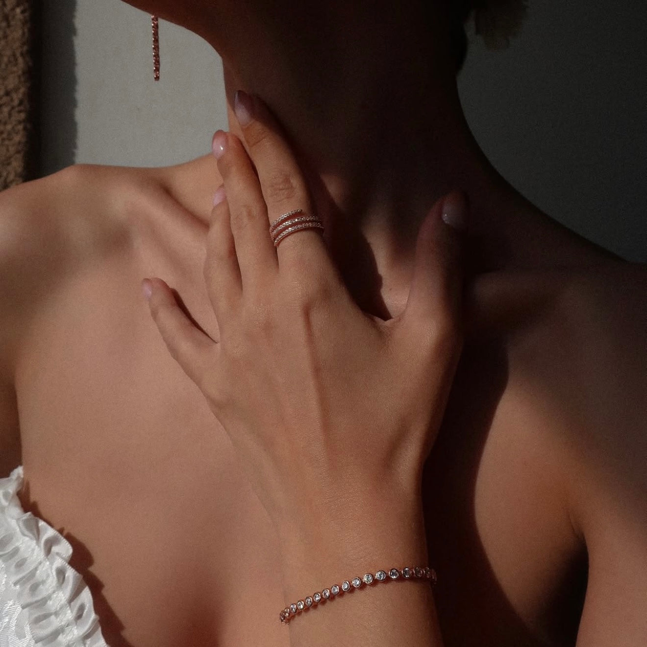 Bracciale Luce (argento rosè)