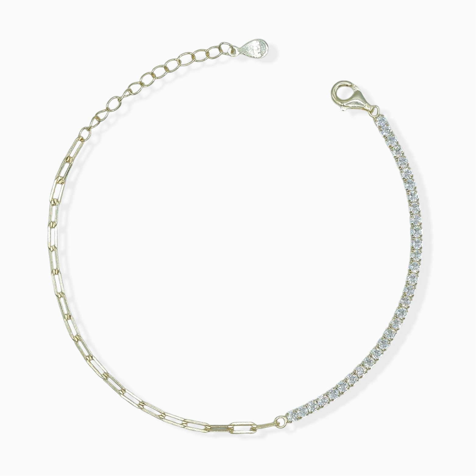 Chain tennis (argento giallo)