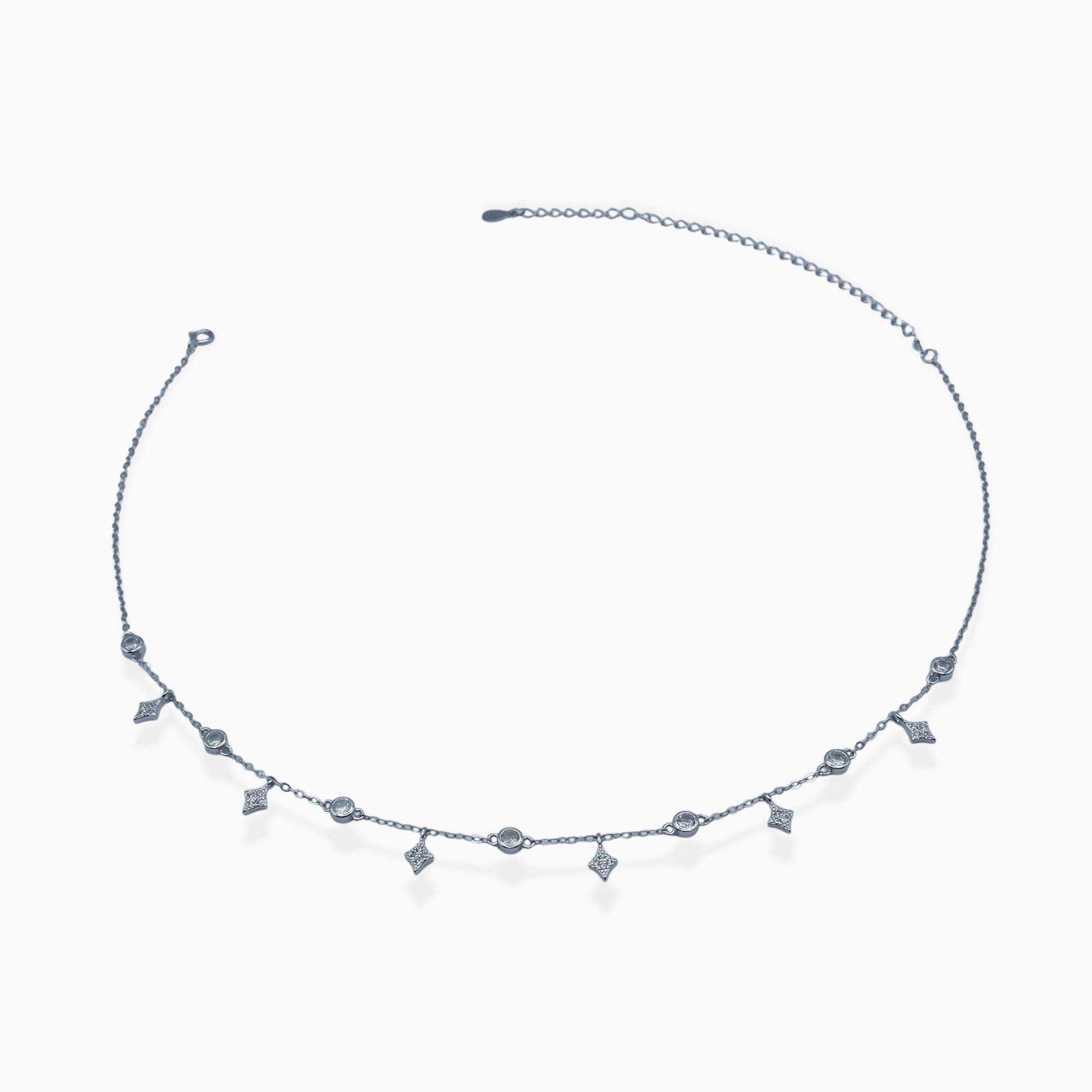 Collana luce (argento bianco)