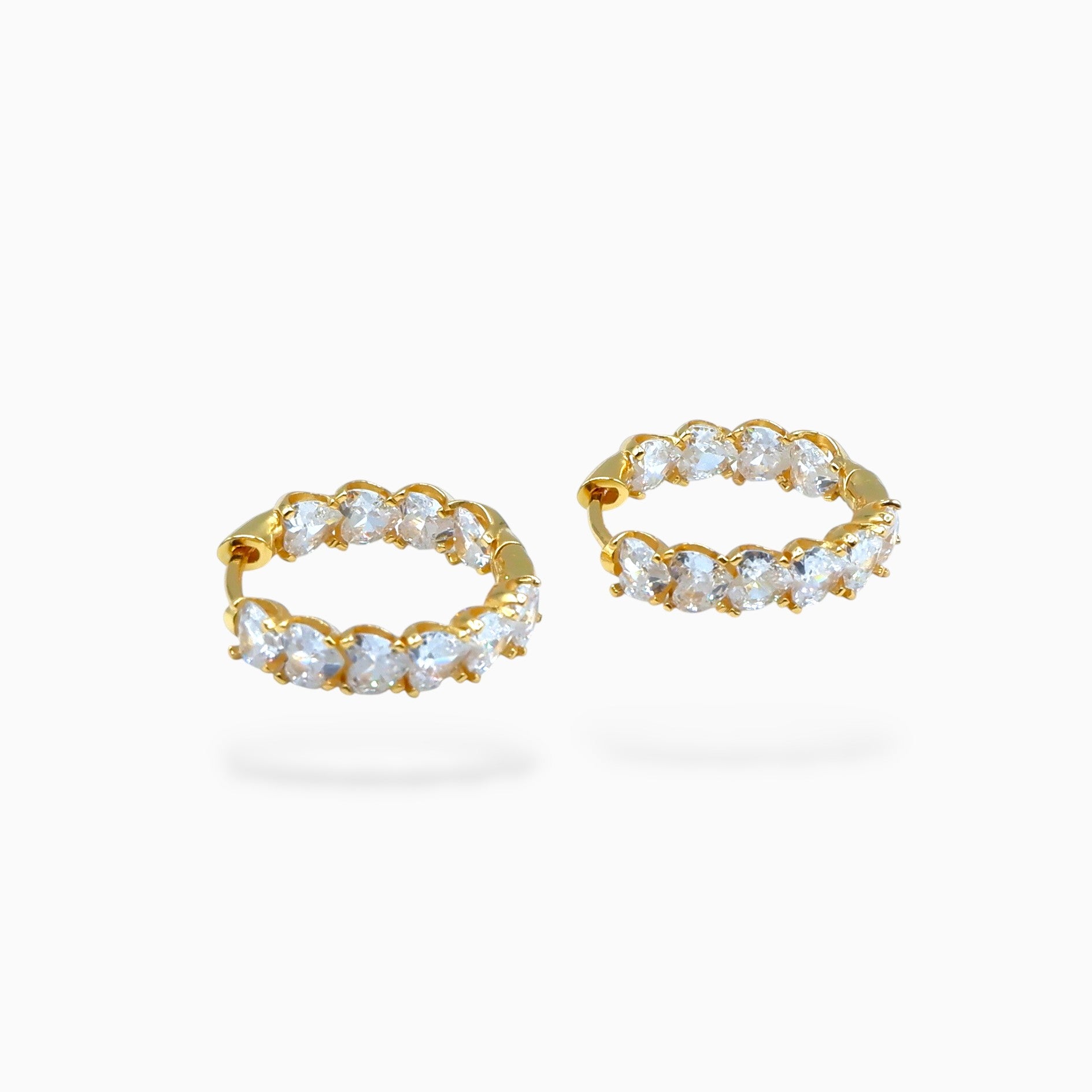 Hoop big (argento giallo)