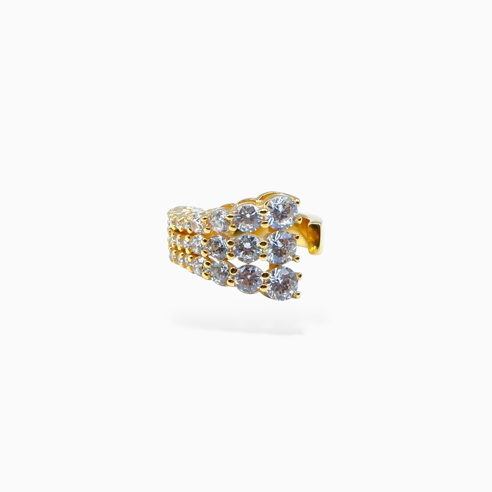 Earcuff luce (argento giallo)