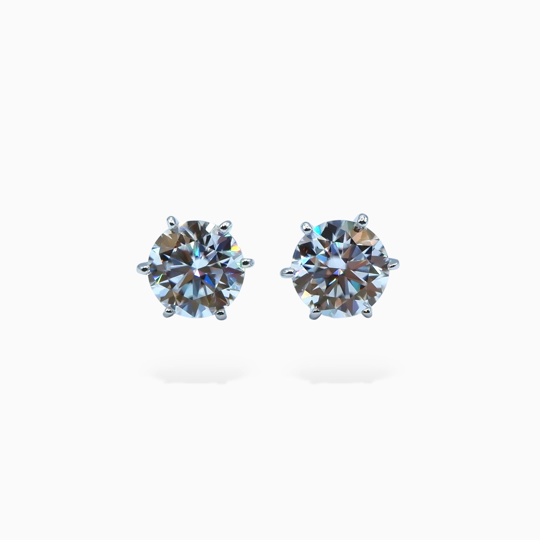 Orecchini punto luce 2 ct