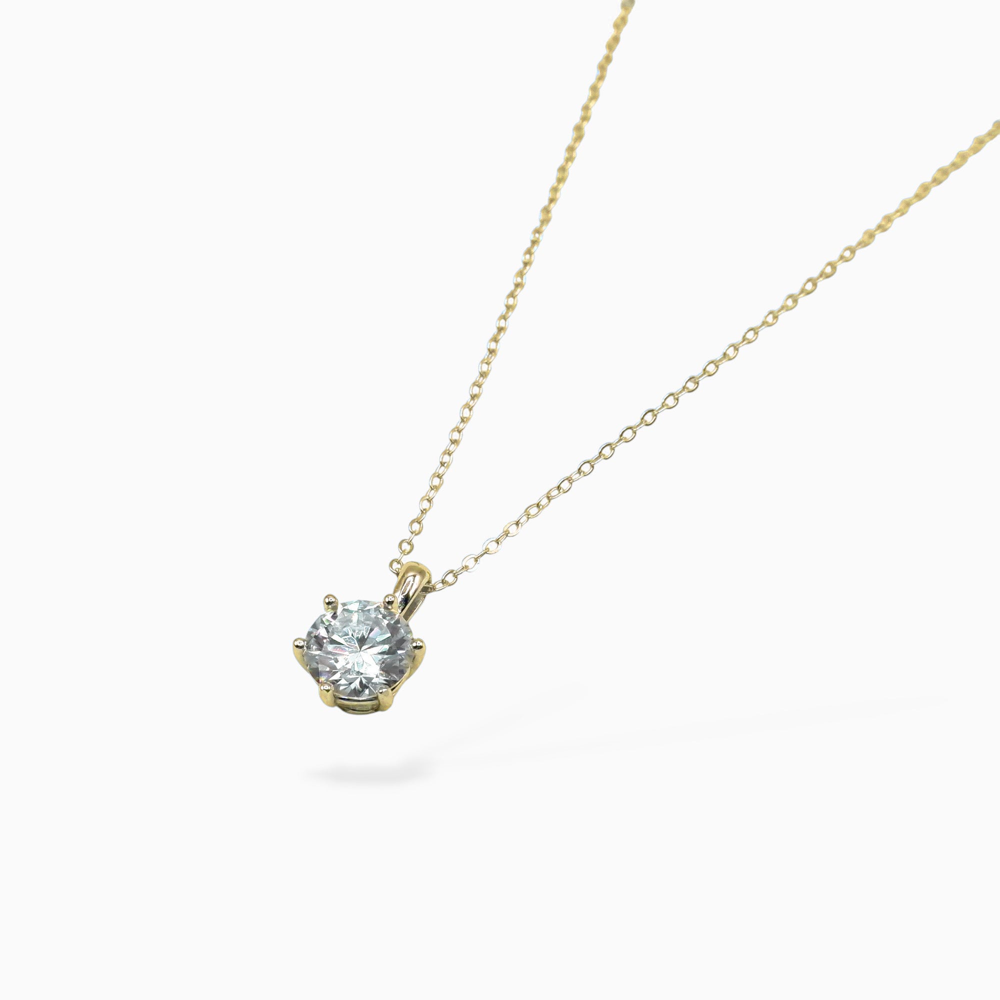 Collana punto luce 2 ct