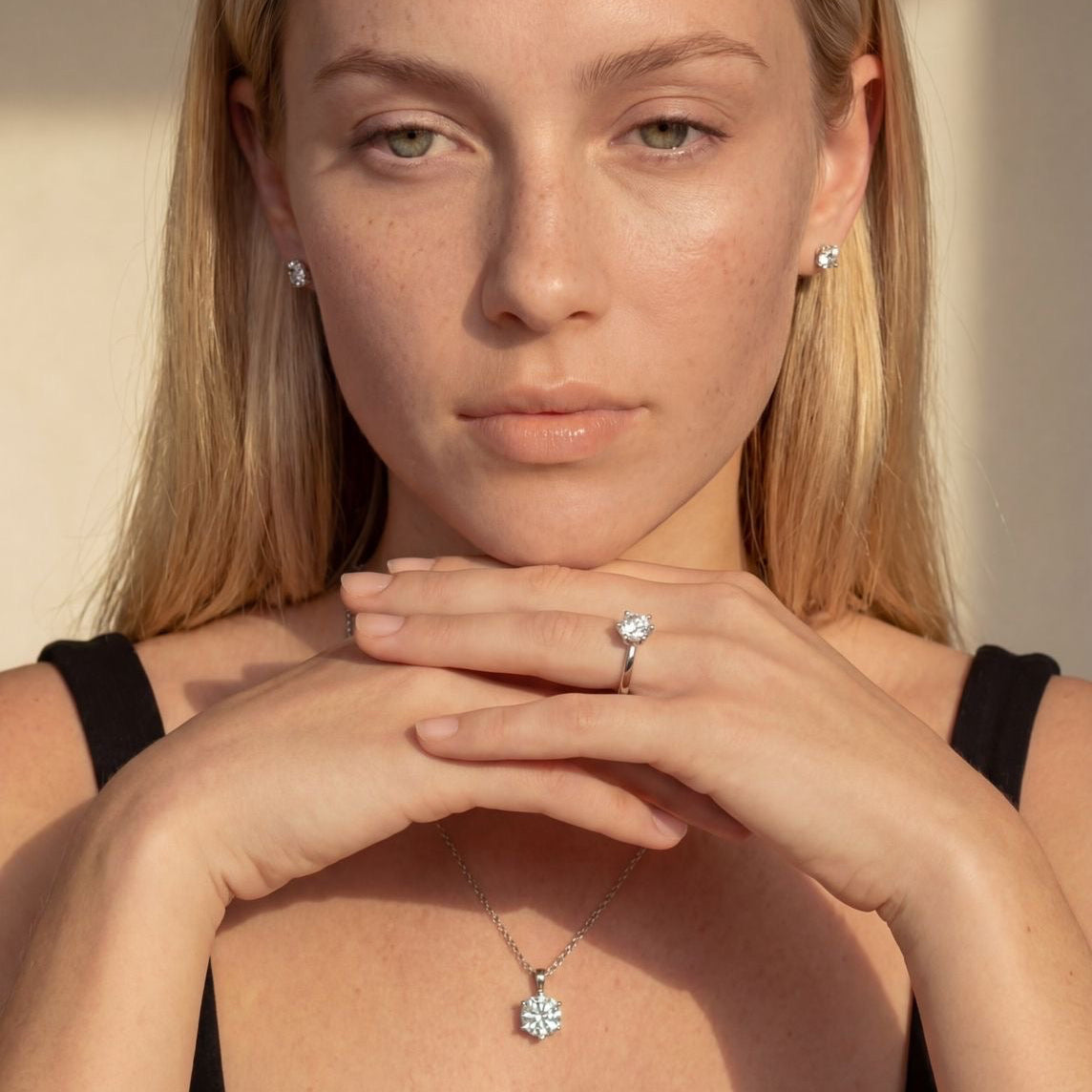 Anello solitario 1 ct