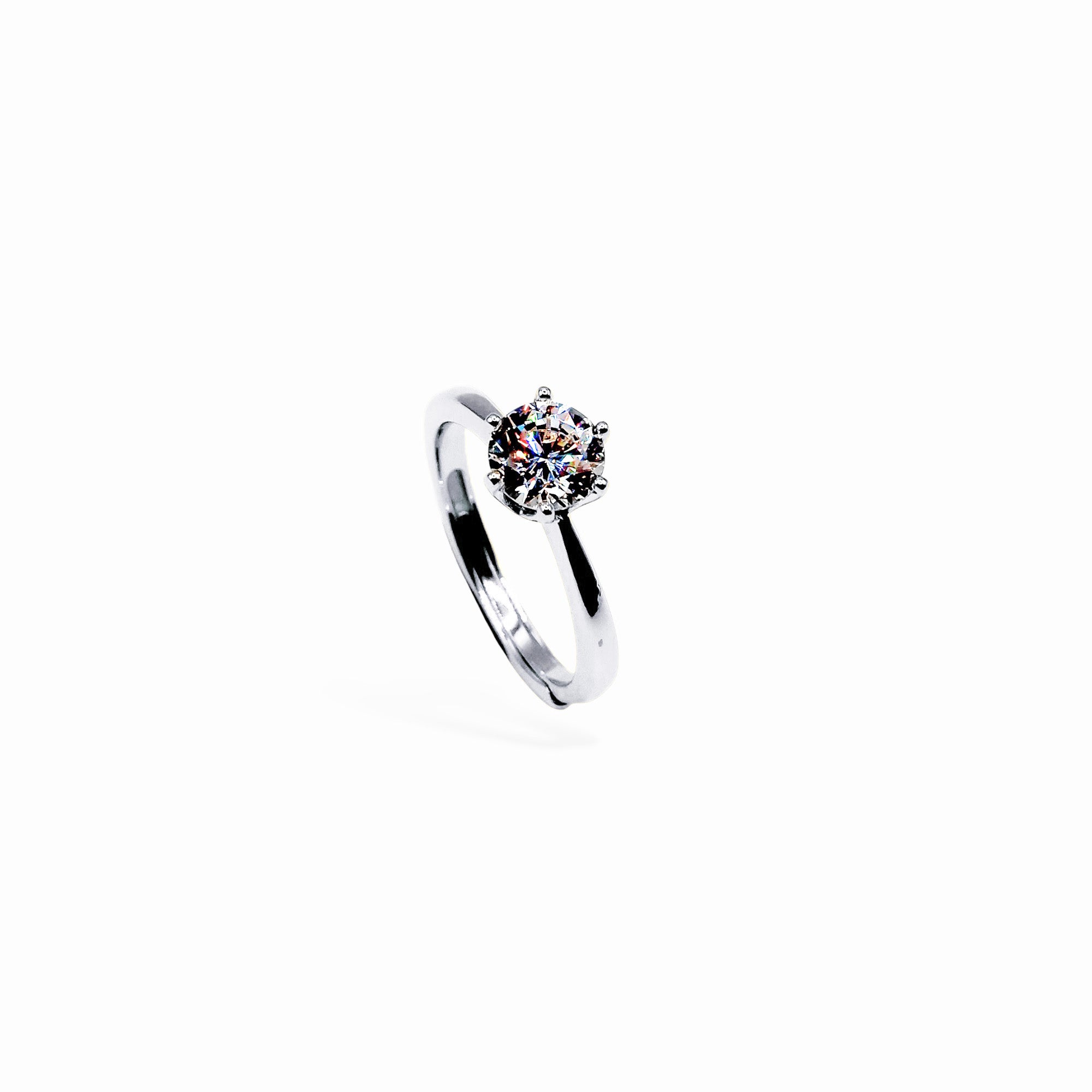 Anello solitario 1 ct