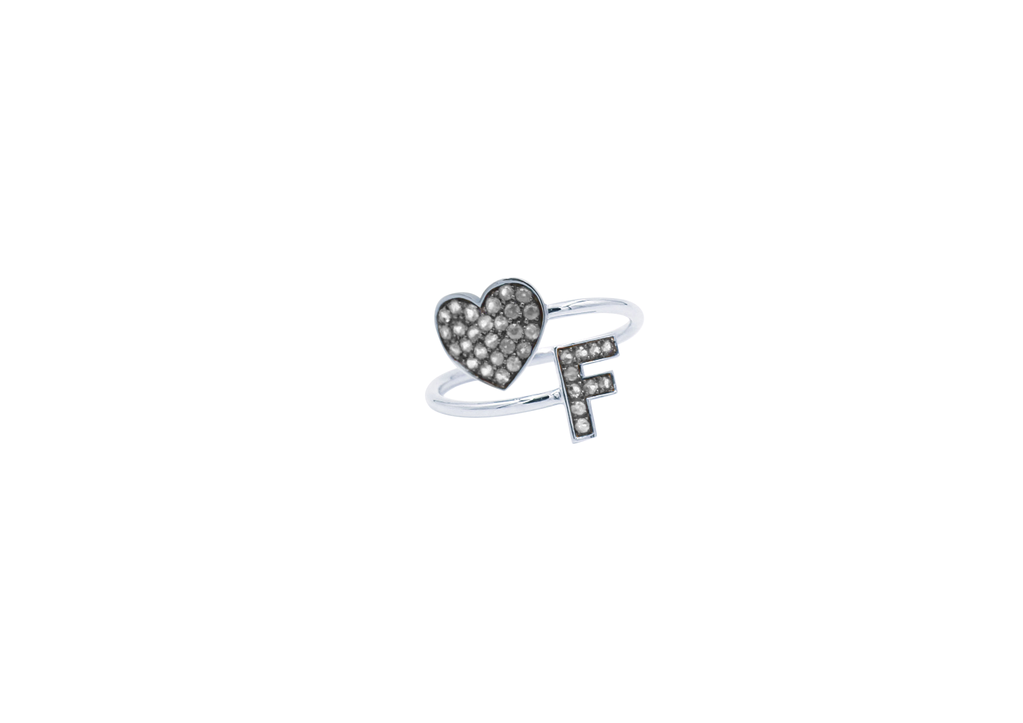 Anello Yourself Collection Silver 1B WHITE F