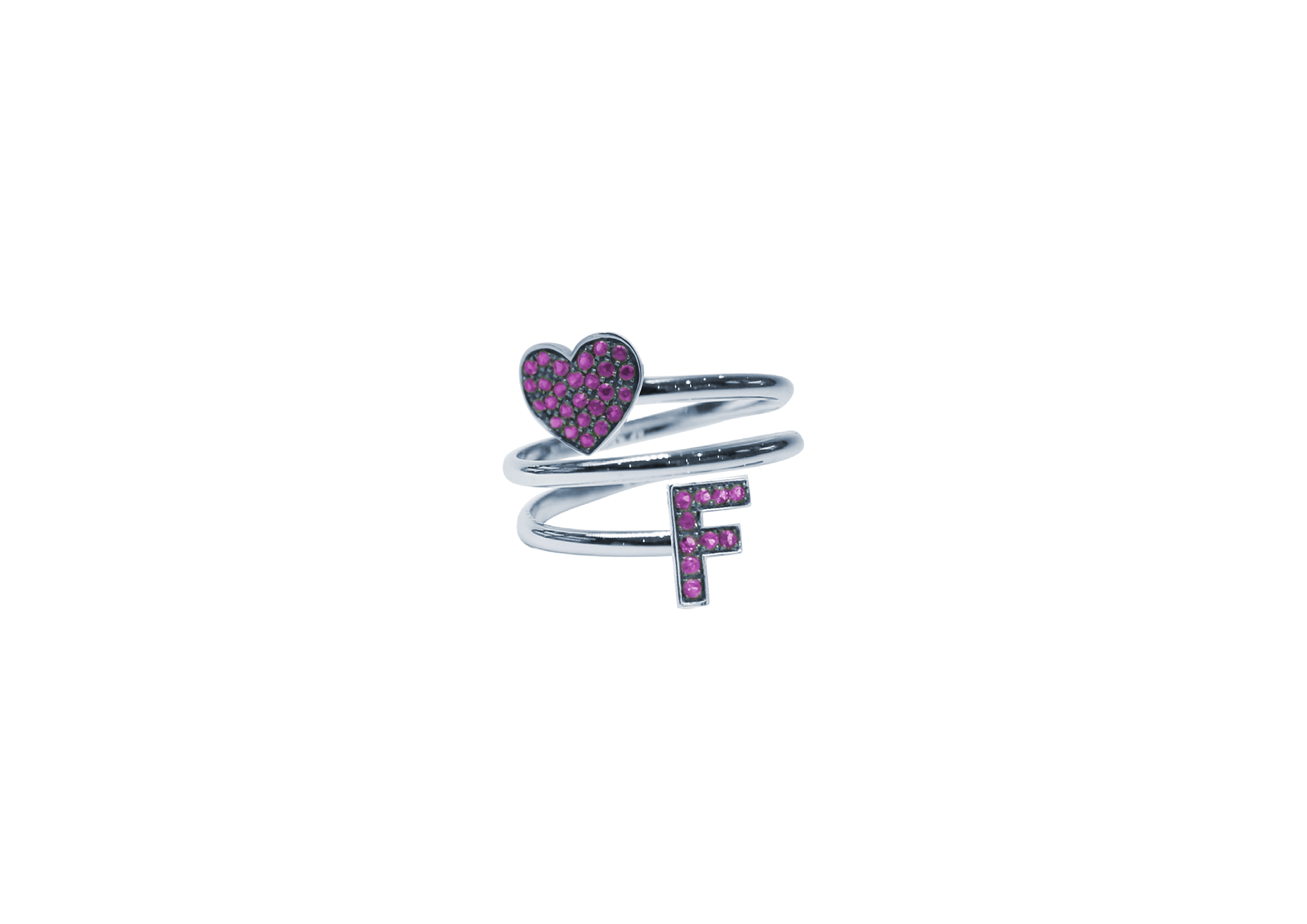 Anello Yourself Collection Silver 2B PURPLE F