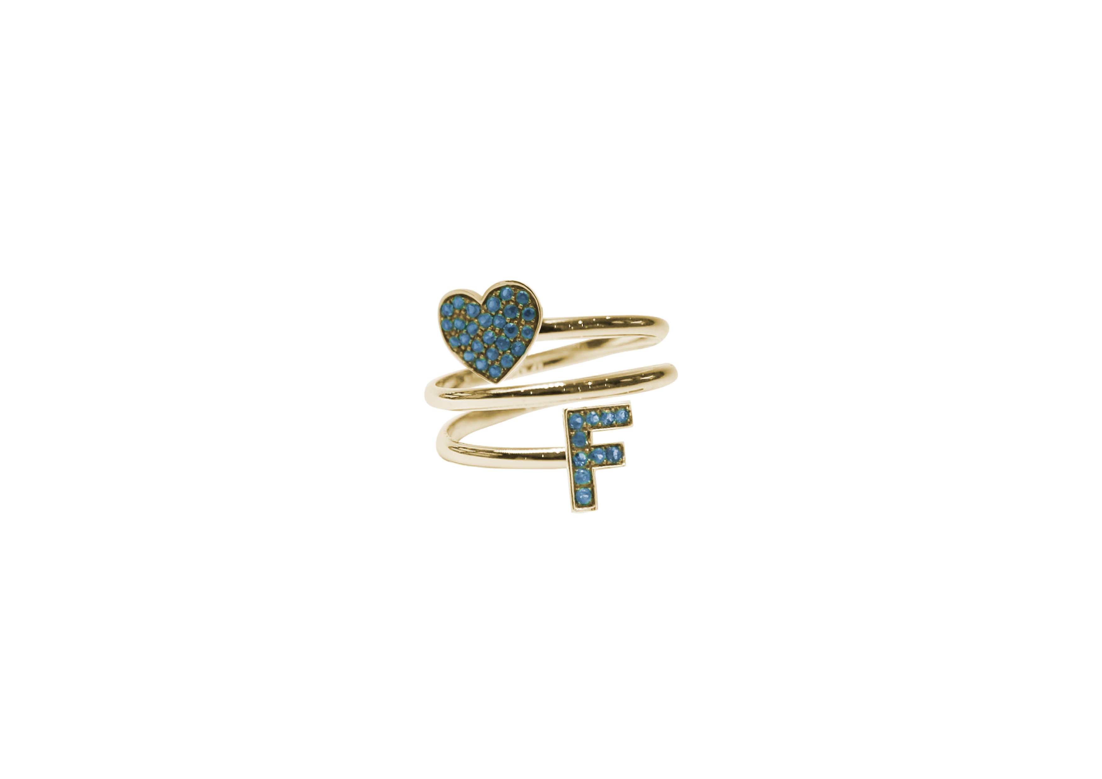 Anello Yourself Collection Silver 2G BLUE F