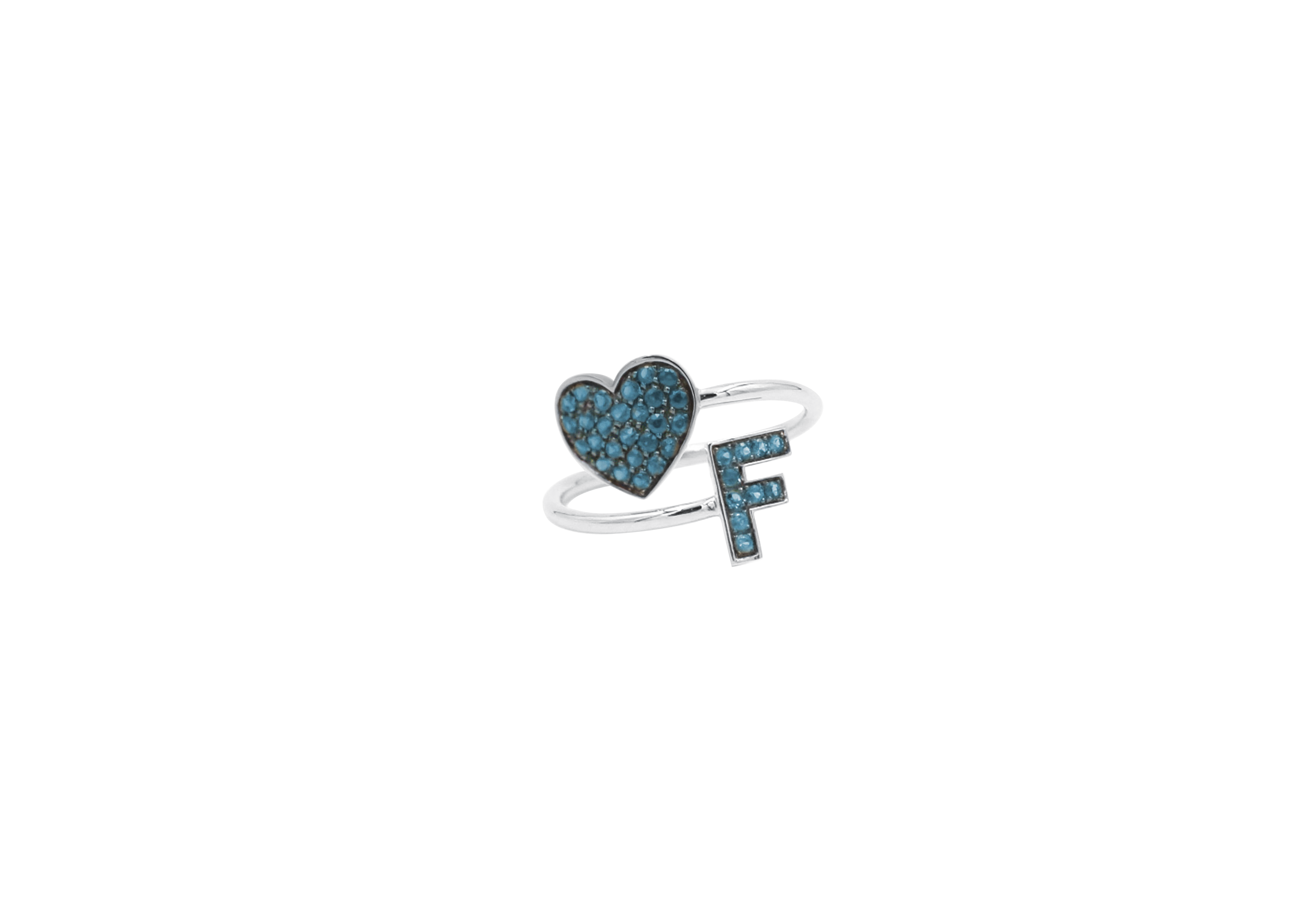 Anello Yourself Collection Silver 1B BLUE F