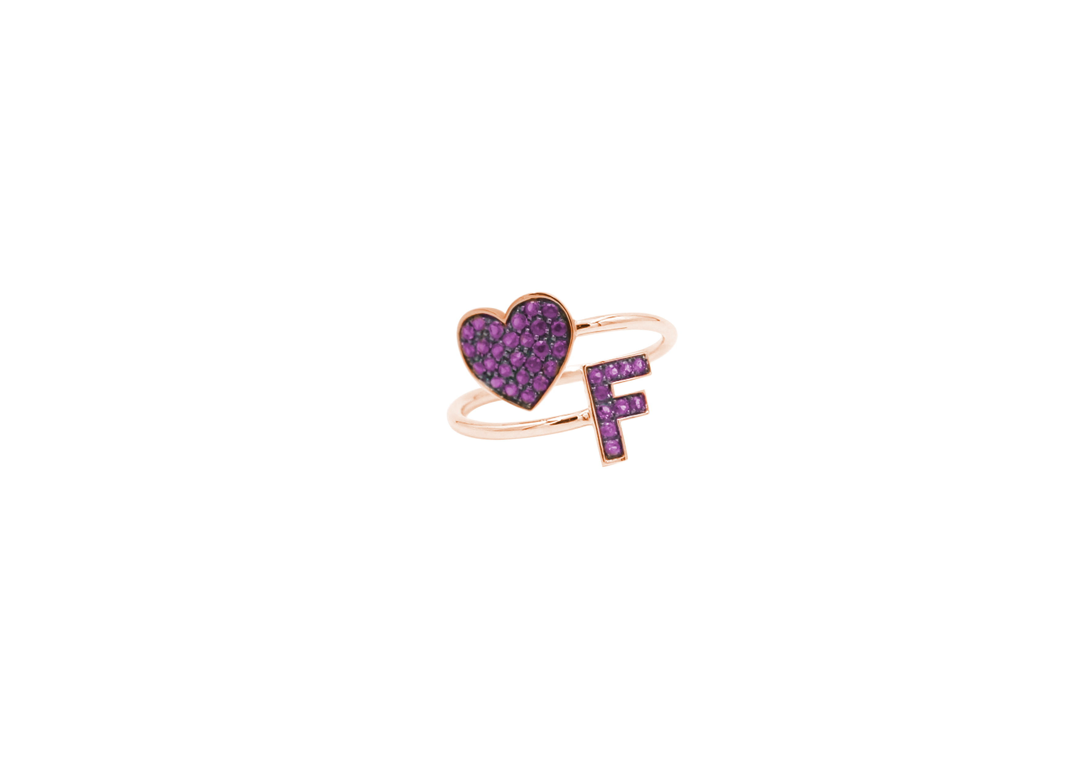 Anello Yourself Collection Silver 1R PURPLE F