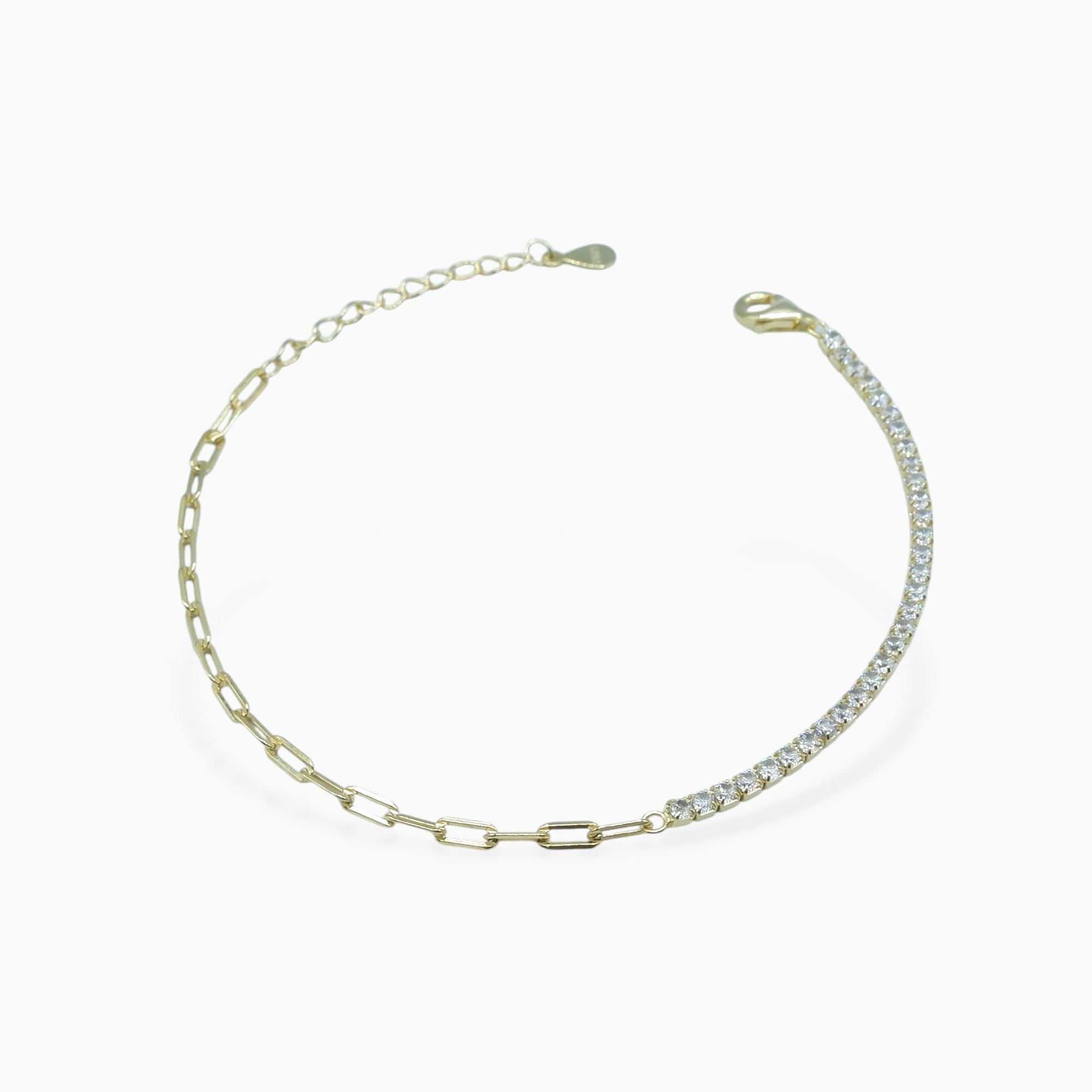 Chain tennis (argento giallo)
