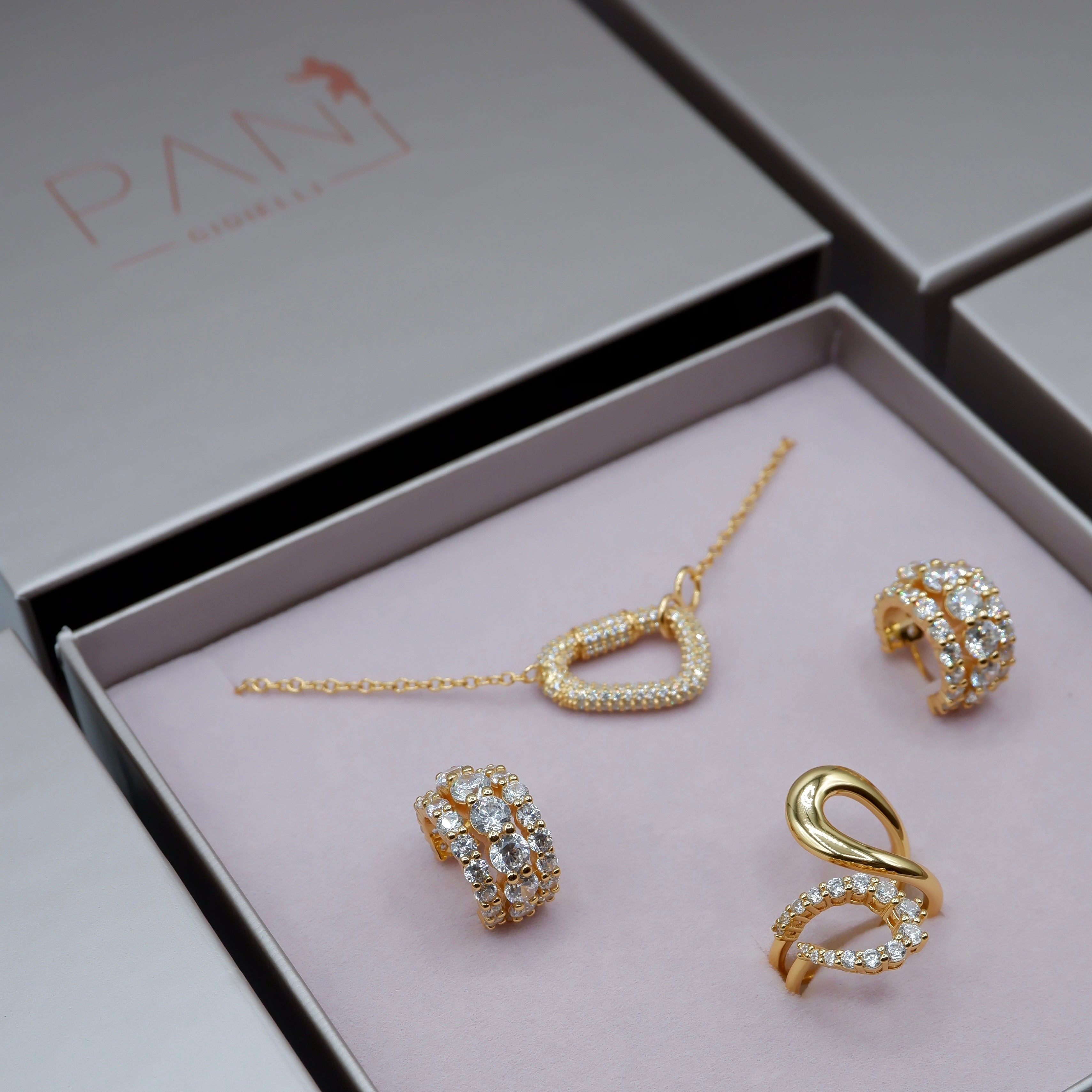 Set sparkling (argento giallo)