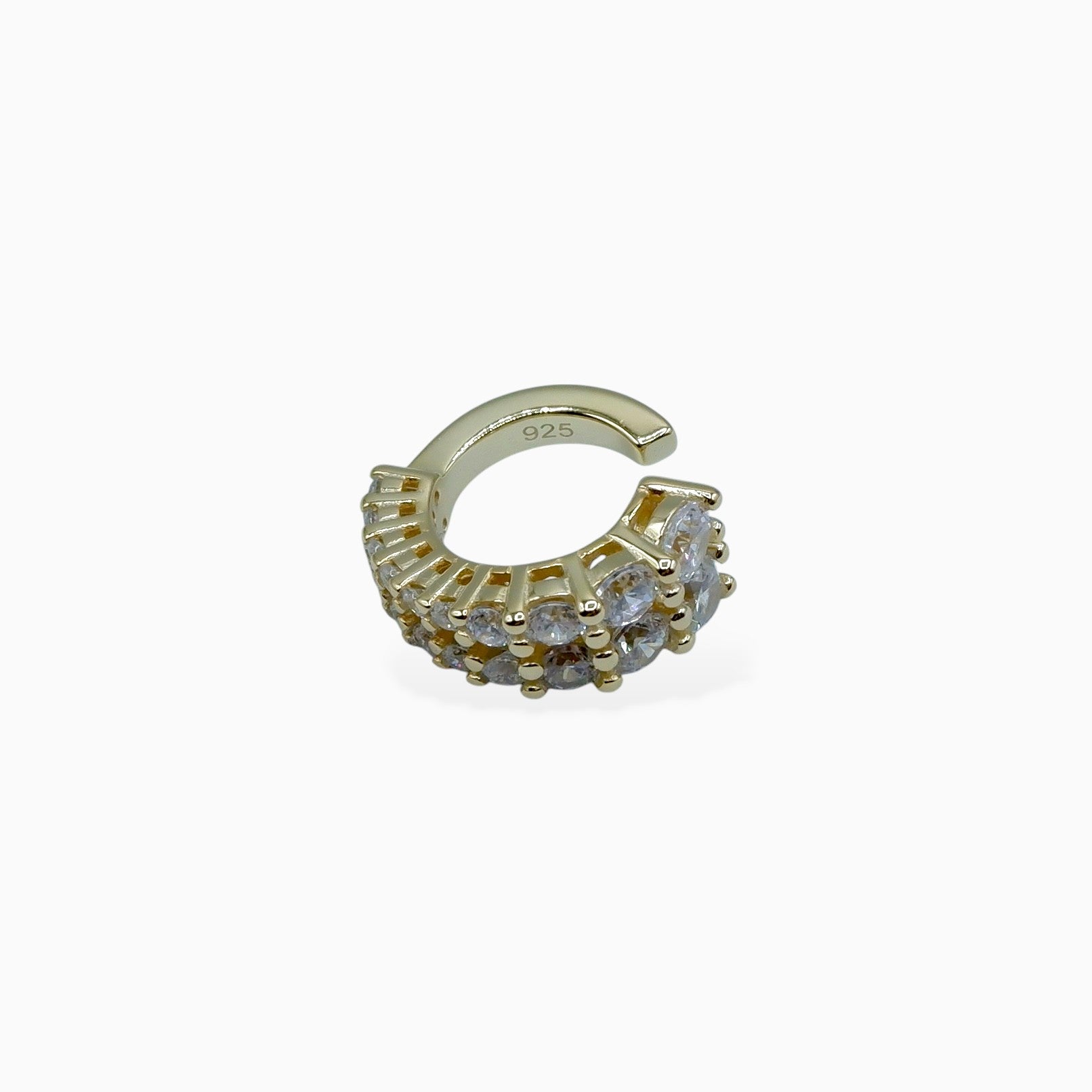 Earcuff sparkling (argento giallo)