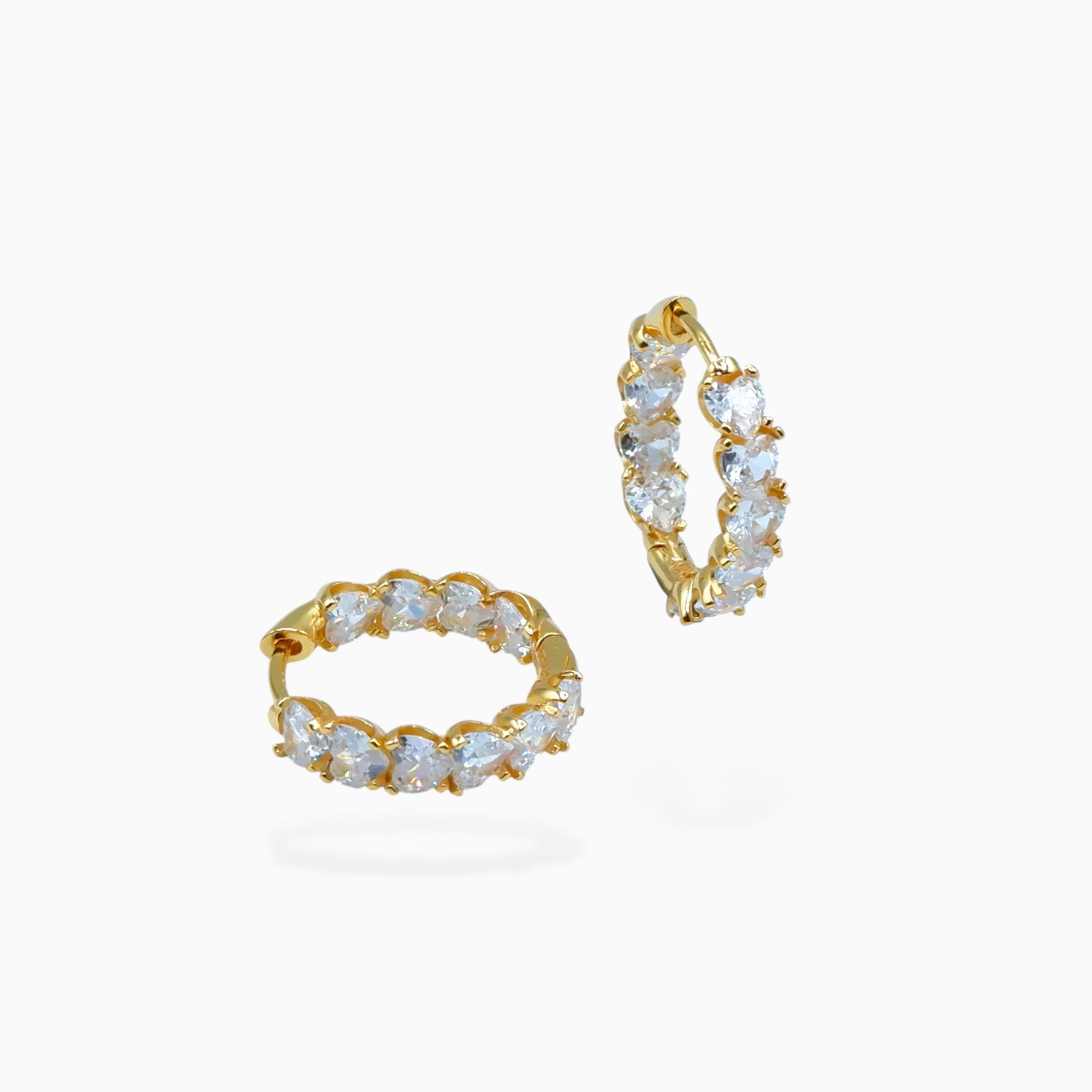 Hoop big (argento giallo)