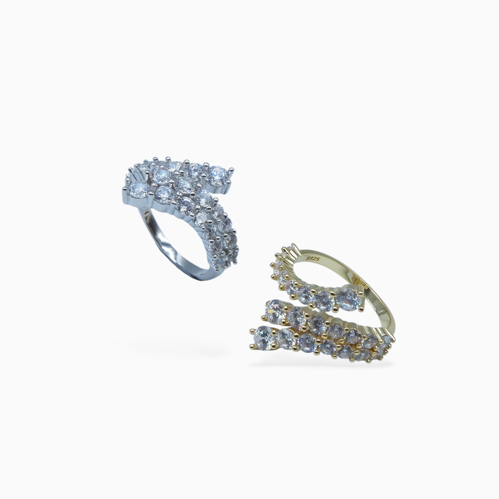 Anello luce (argento giallo)