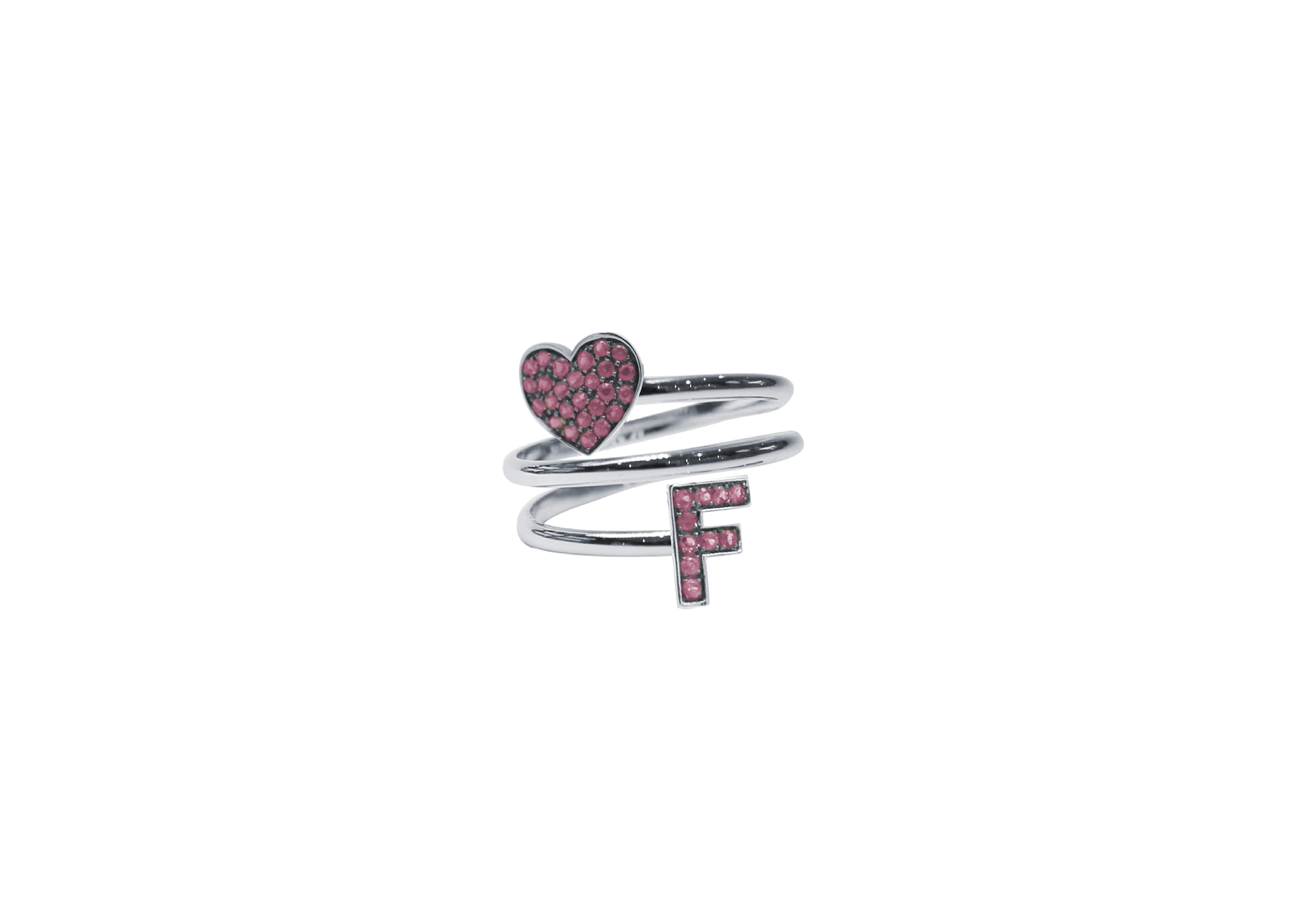 Anello Yourself Collection Silver 2B PINK F